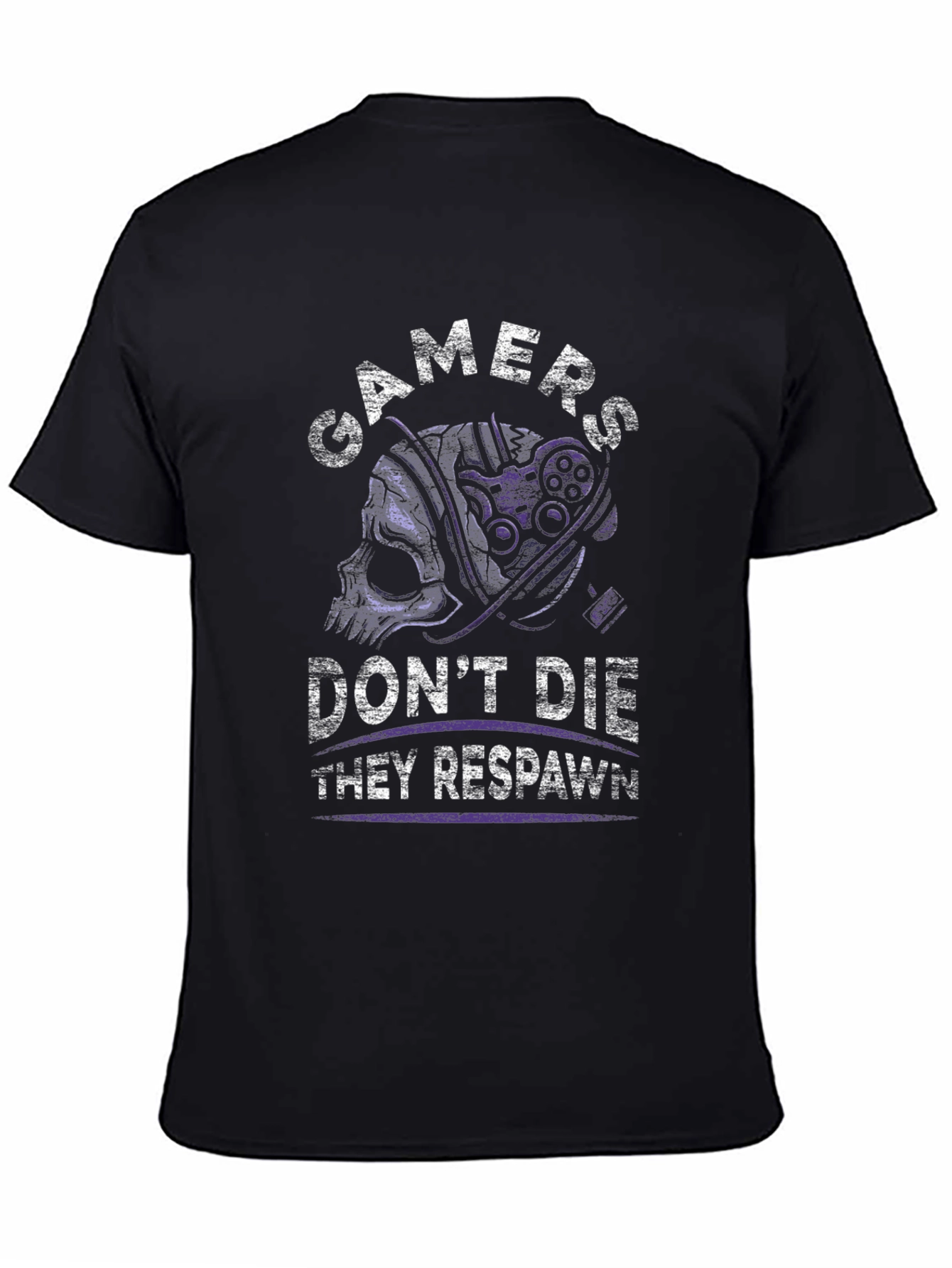Gamers Dont Die T-Shirt - They Respawn