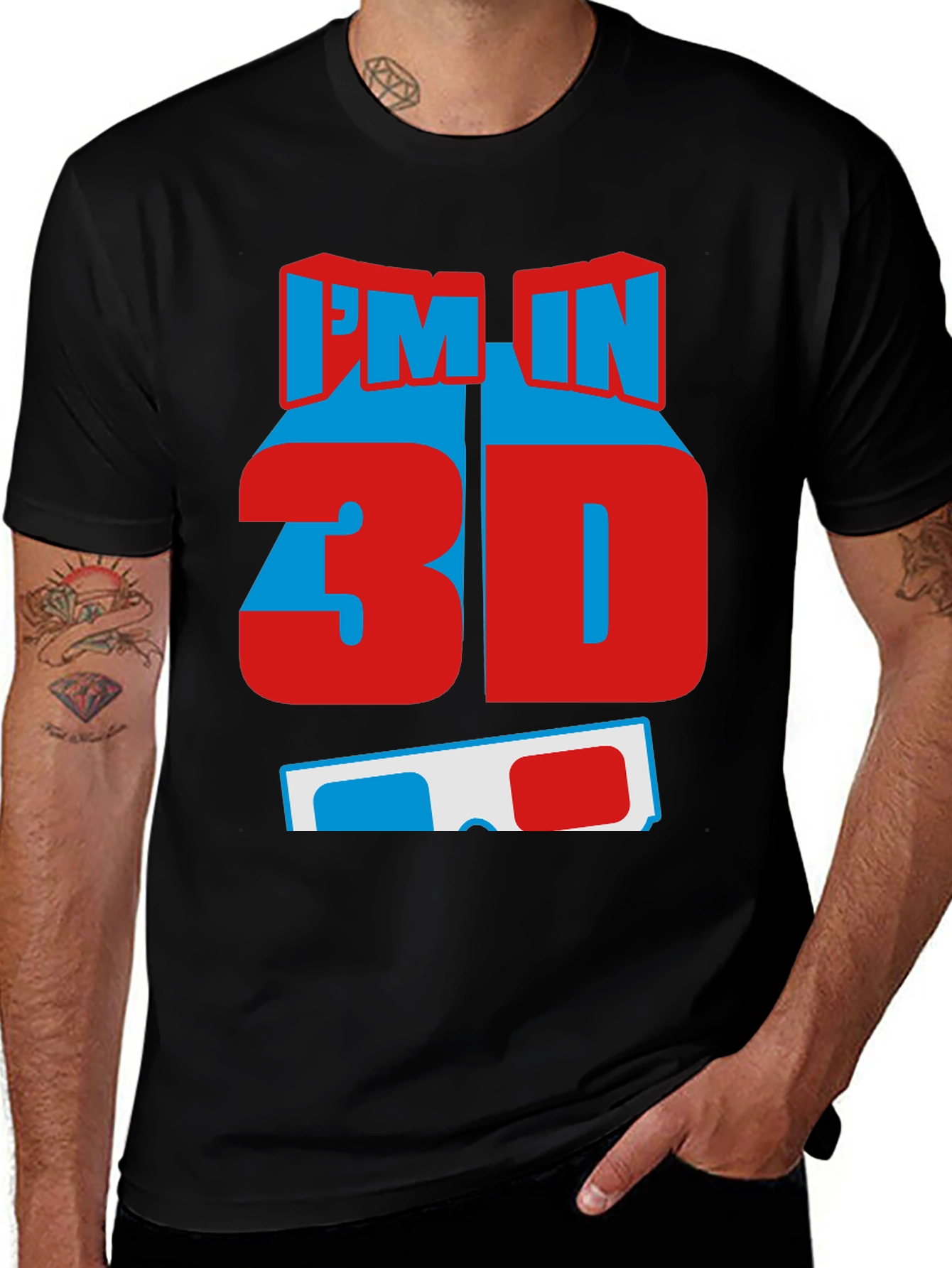 Im In 3D T-Shirt - Fun Graphic Tee