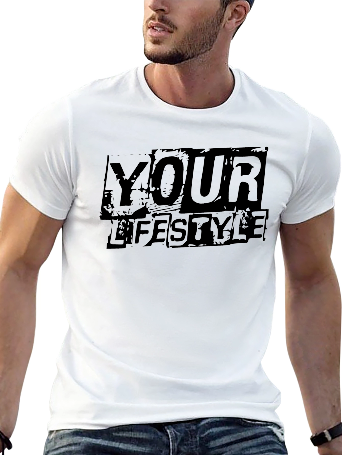 Your Lifestyle Graphic Print T-Shirt