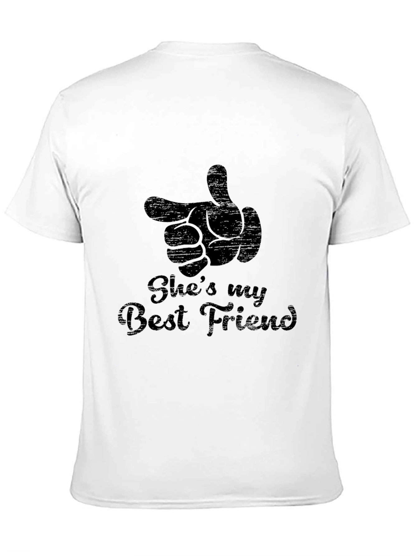 Shes My Best Friend Graphic Tee - Black T-Shirt