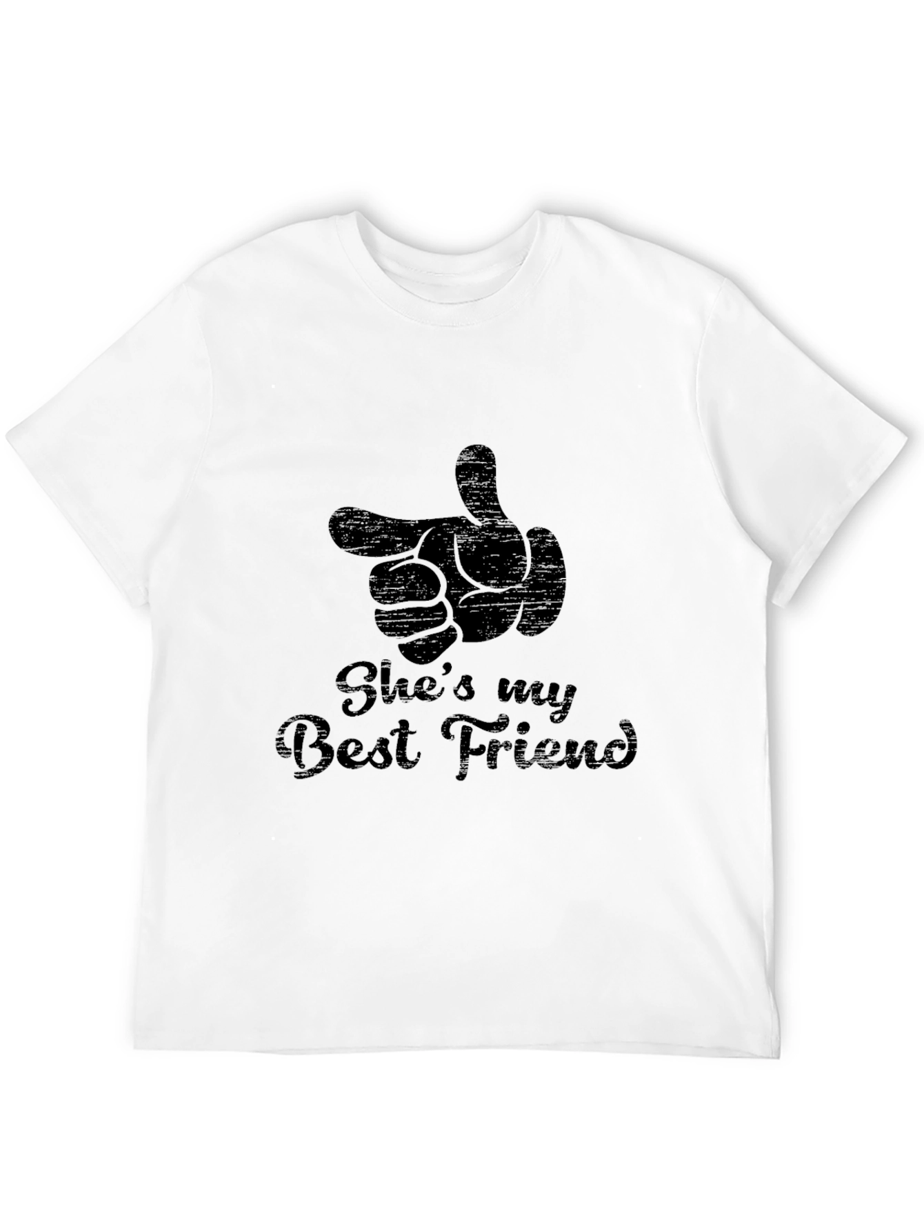 Shes My Best Friend Graphic Tee - Black T-Shirt