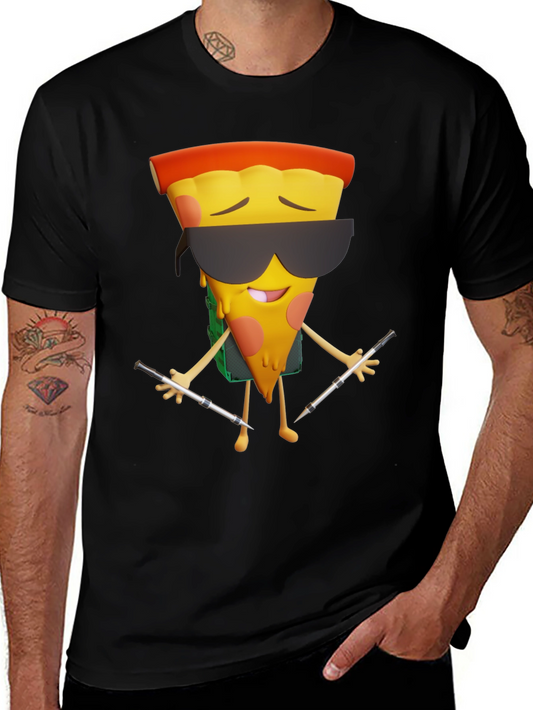 Pizza DJ Graphic T-Shirt - Cool & Unique Design