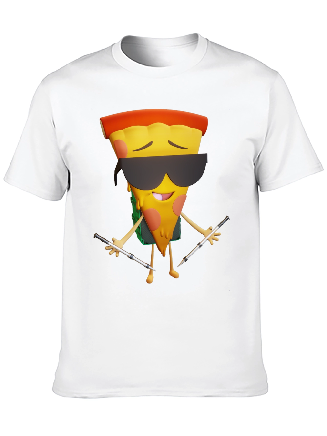 Pizza DJ Graphic T-Shirt - Cool & Unique Design