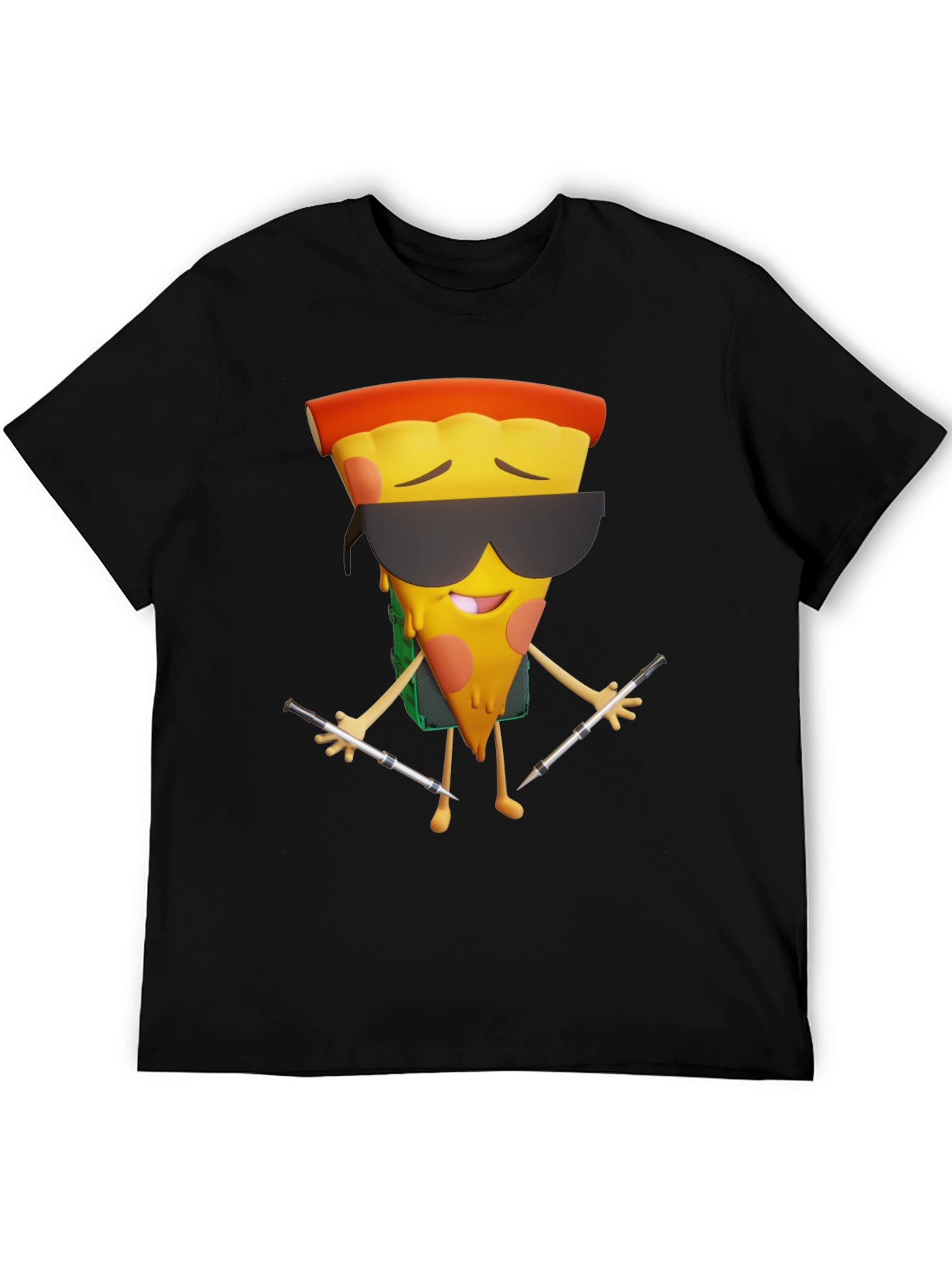 Pizza DJ Graphic T-Shirt - Cool & Unique Design