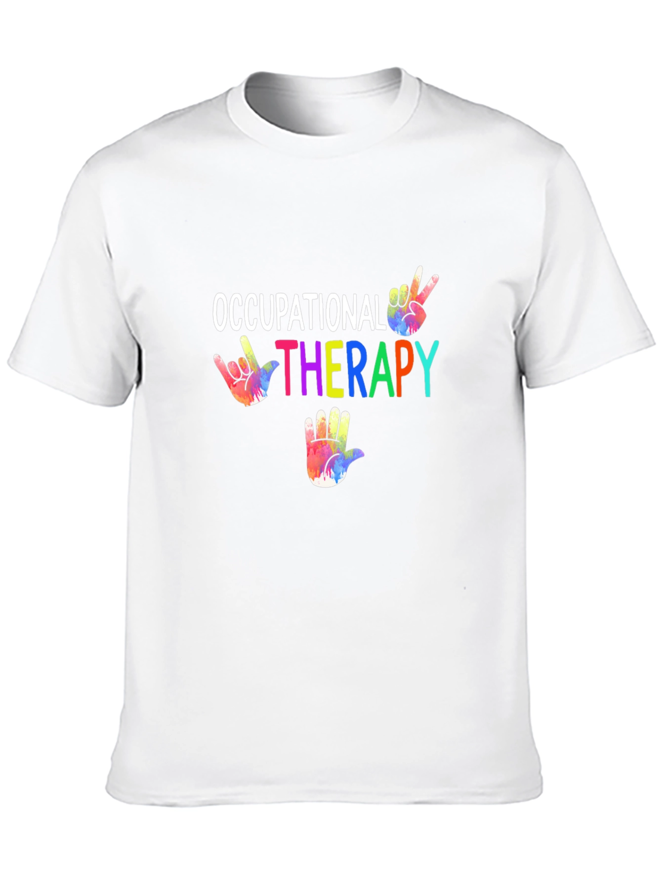 Occupational Therapy Tie-Dye Hand T-Shirt