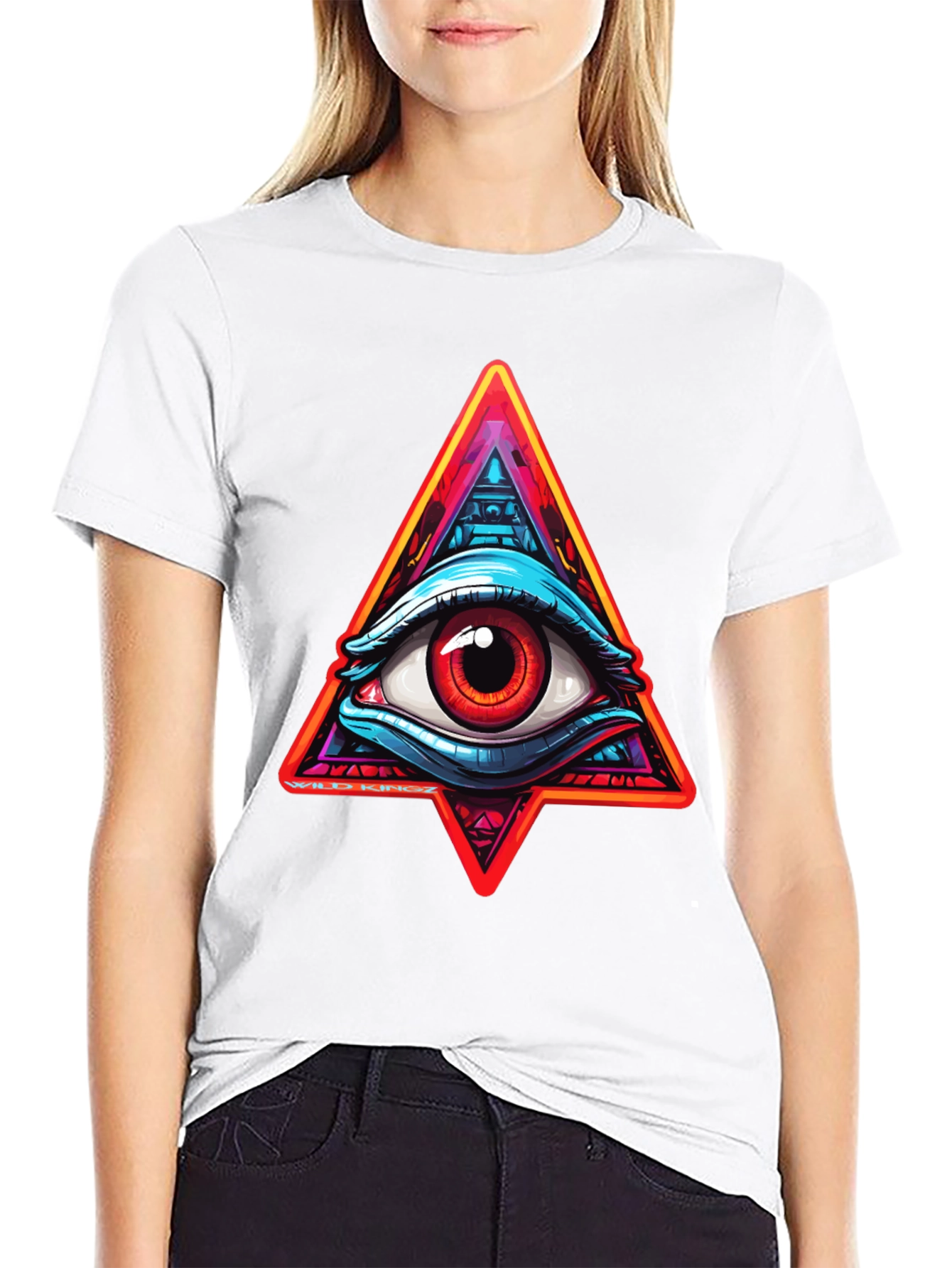 All Seeing Eye Graphic T-Shirt - Mens Black Tee