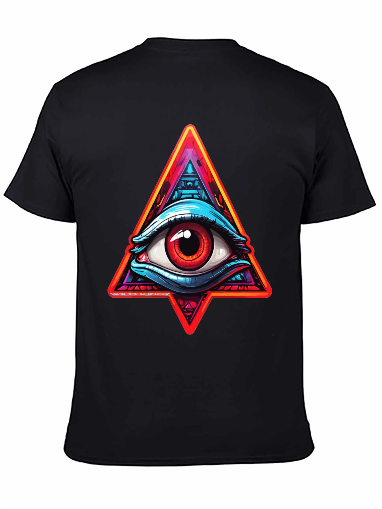 All Seeing Eye Graphic T-Shirt - Mens Black Tee