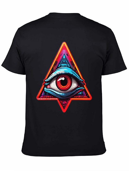 All Seeing Eye Graphic T-Shirt - Mens Black Tee