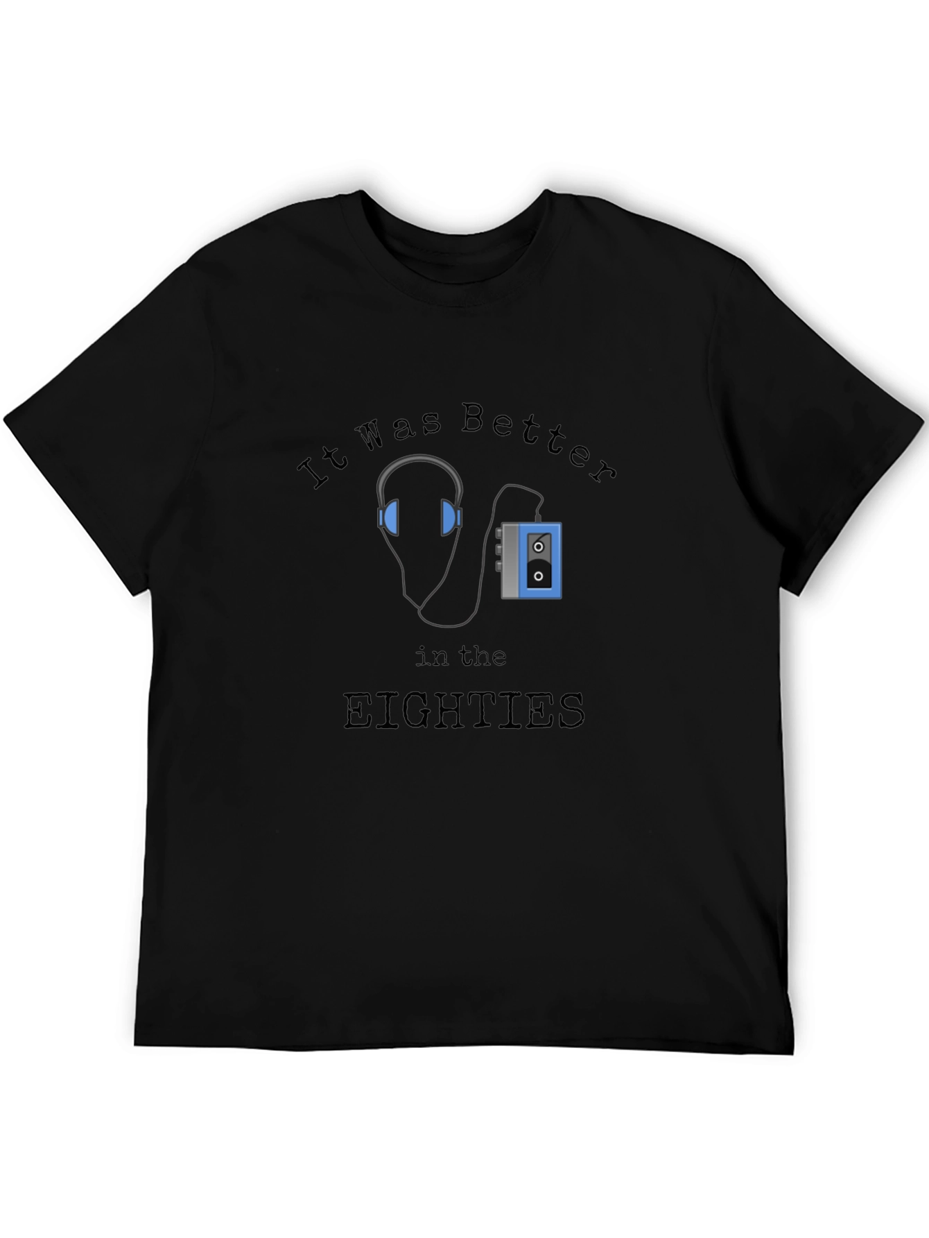 Retro 80s Cassette Player Graphic Tee