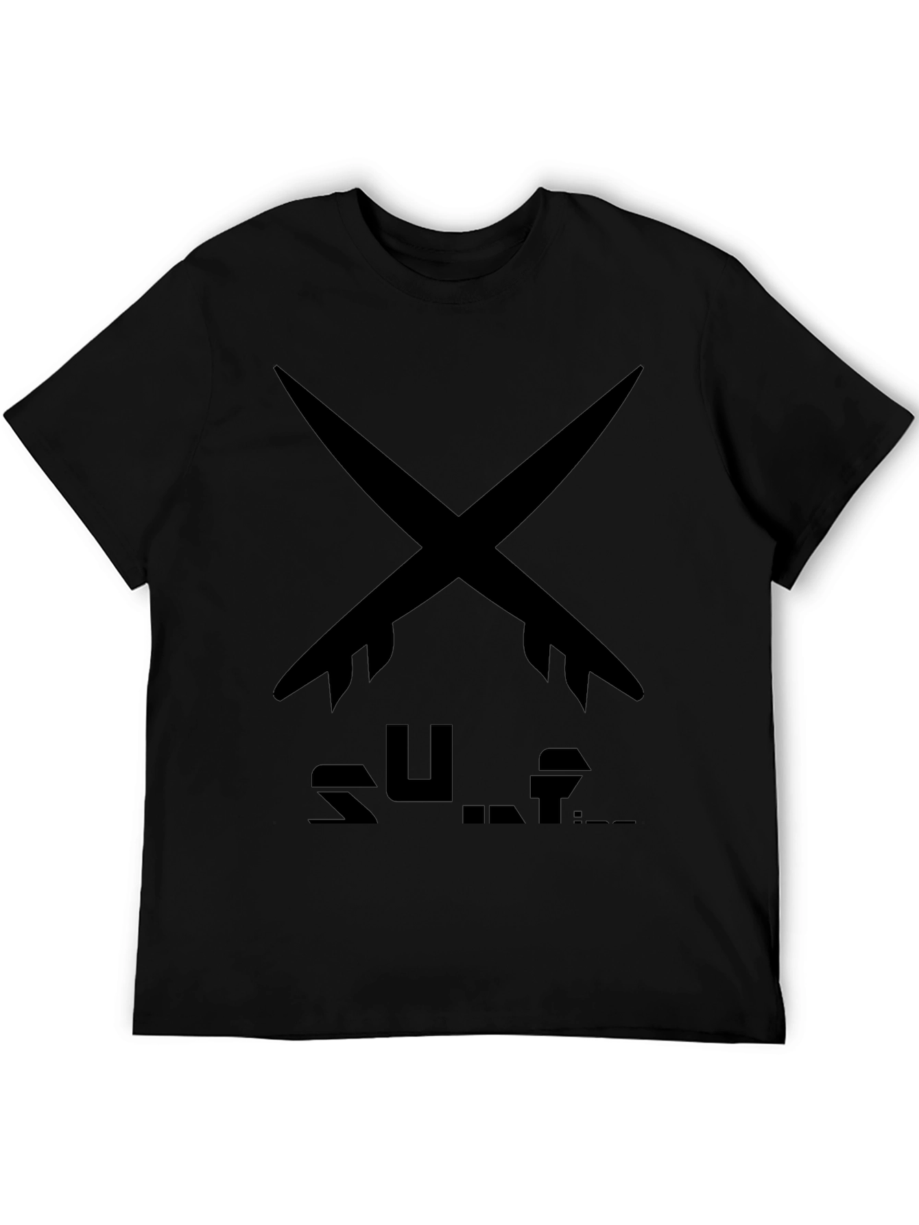 Surfboard Tee - Black Surf Design T-Shirt