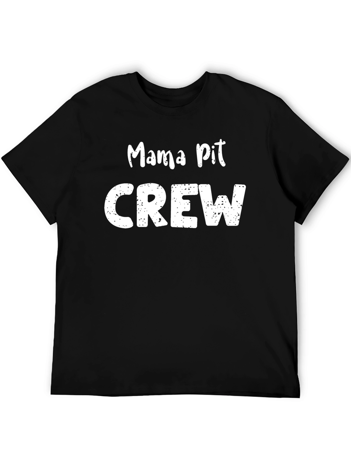 Mama Pit Crew Graphic Tee - Black T-Shirt