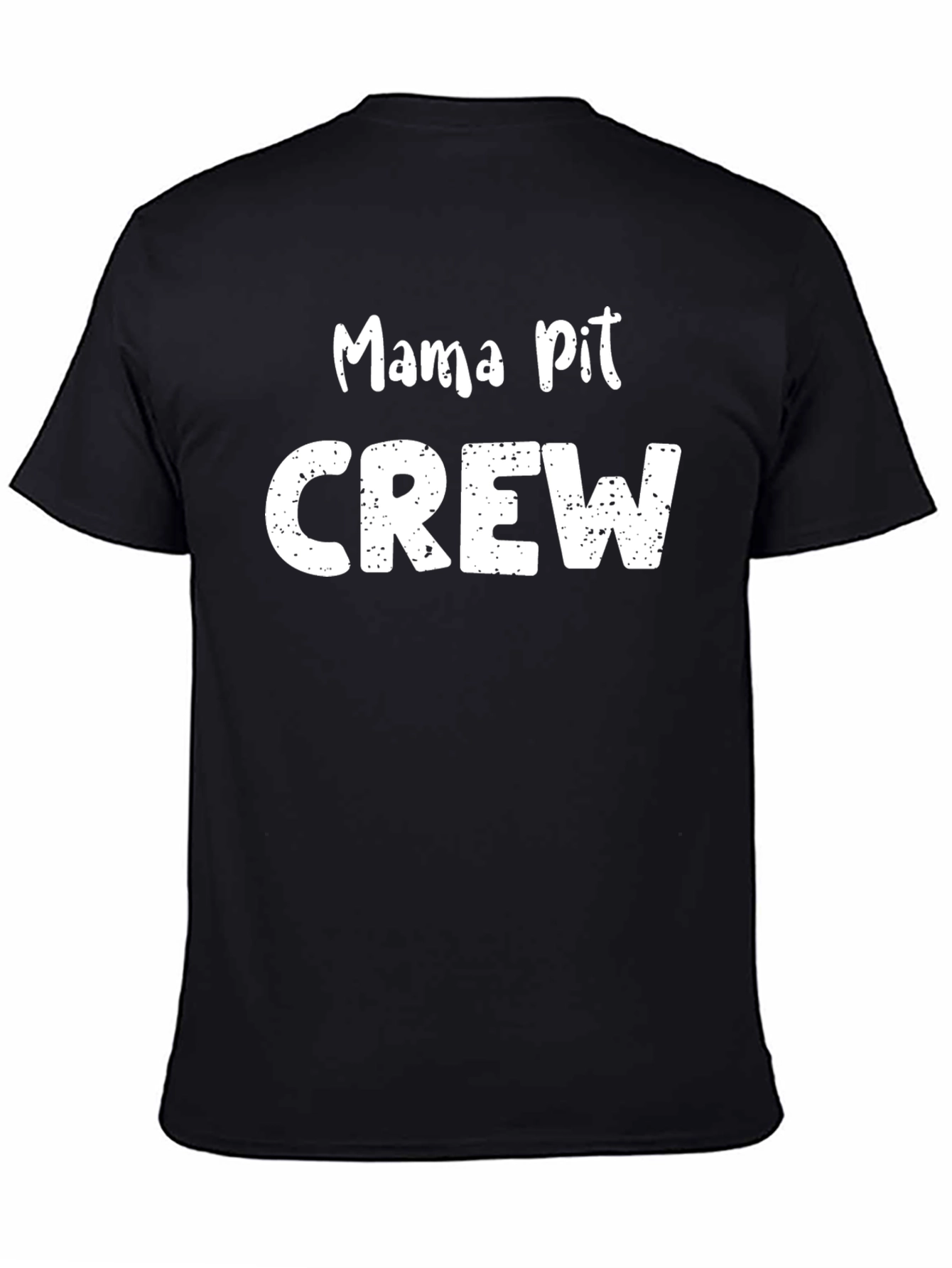 Mama Pit Crew Graphic Tee - Black T-Shirt