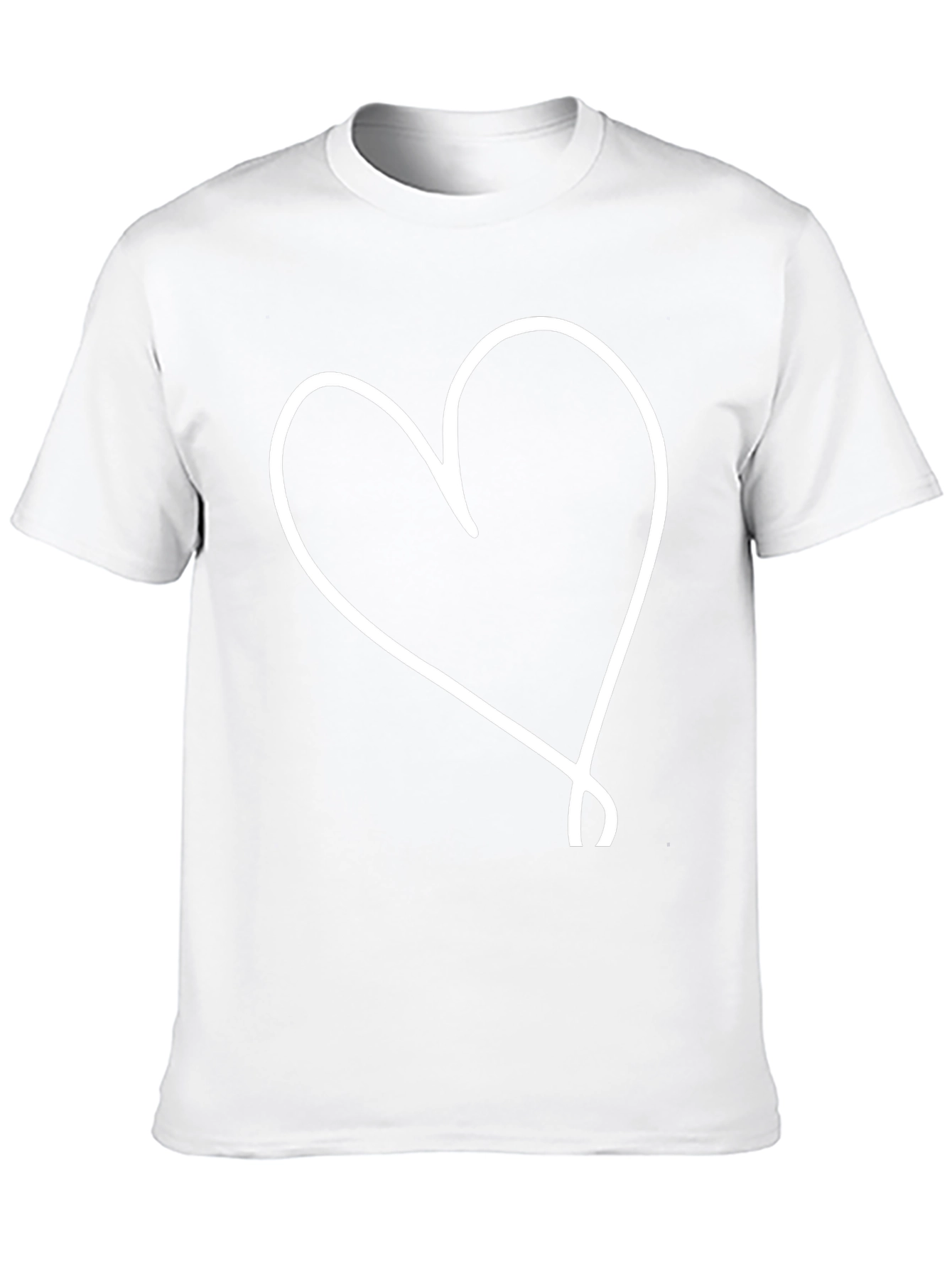 Heart Graphic Tee - Casual Style
