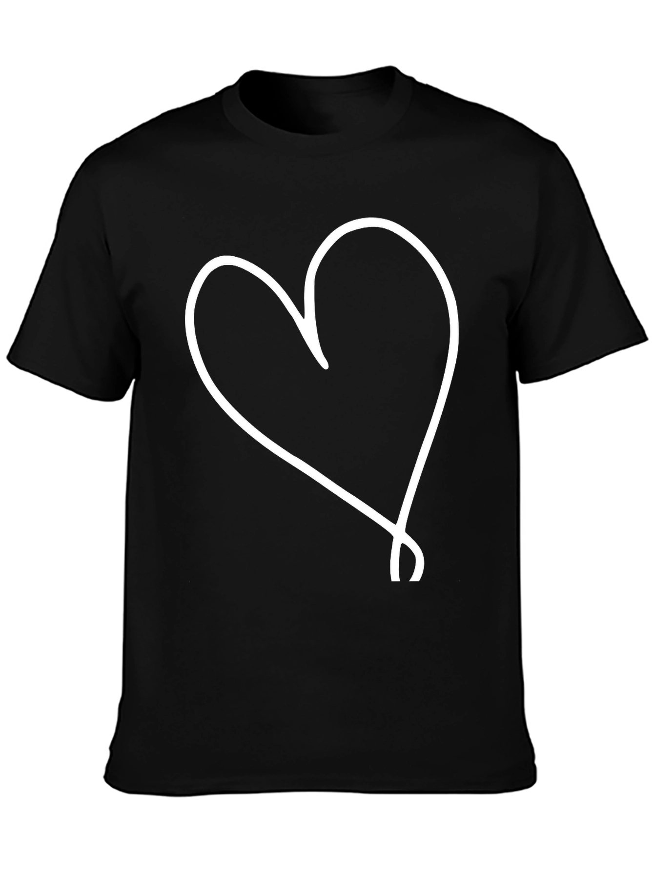 Heart Graphic Tee - Casual Style