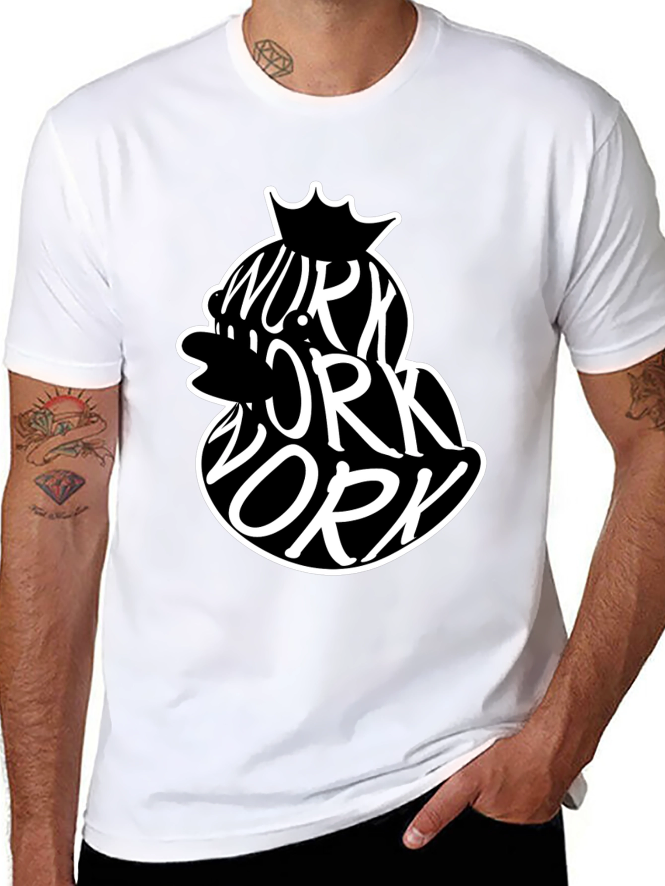 Work Duck T-Shirt - Fun Motivational Tee