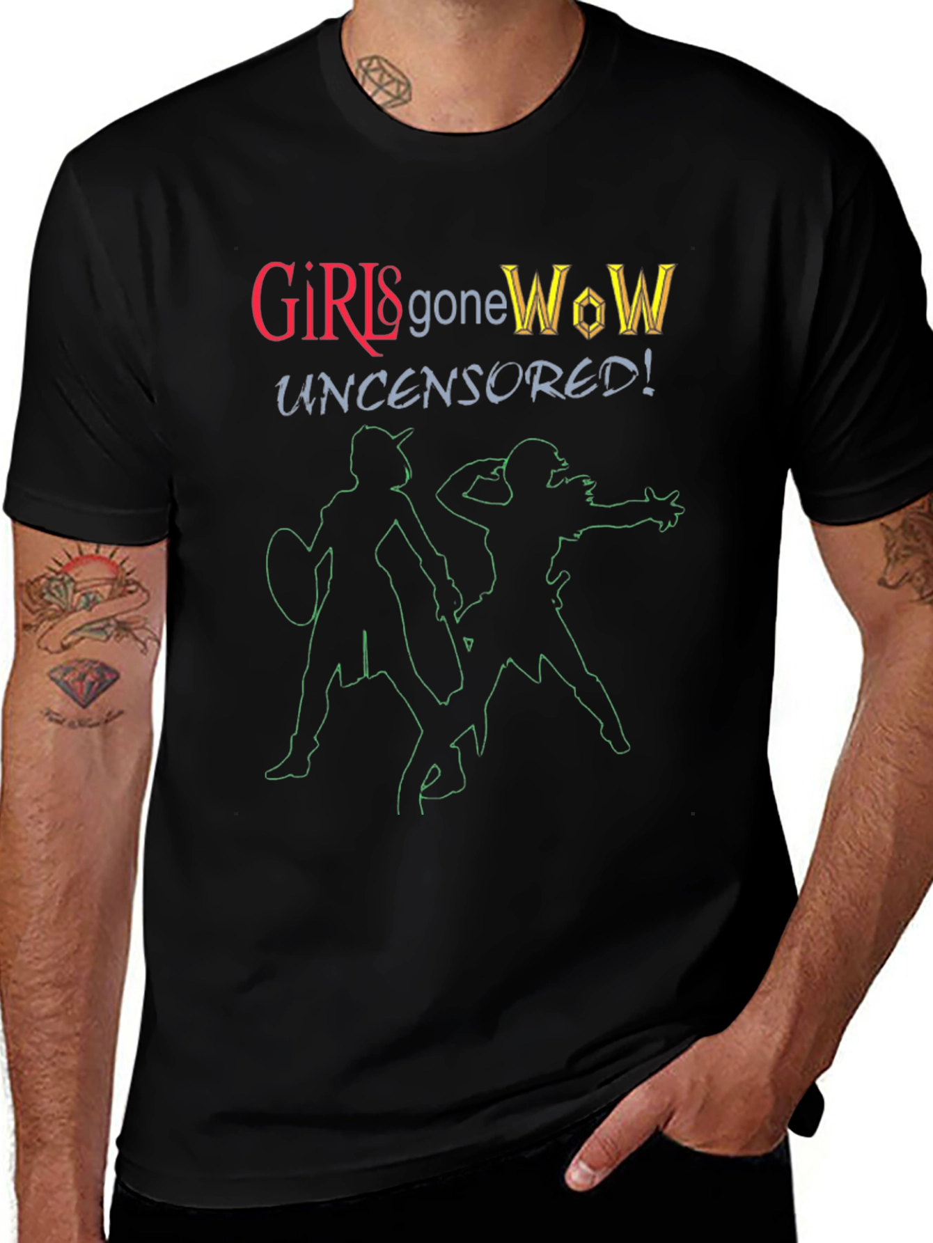 Girls Gone WoW Uncensored T-Shirt