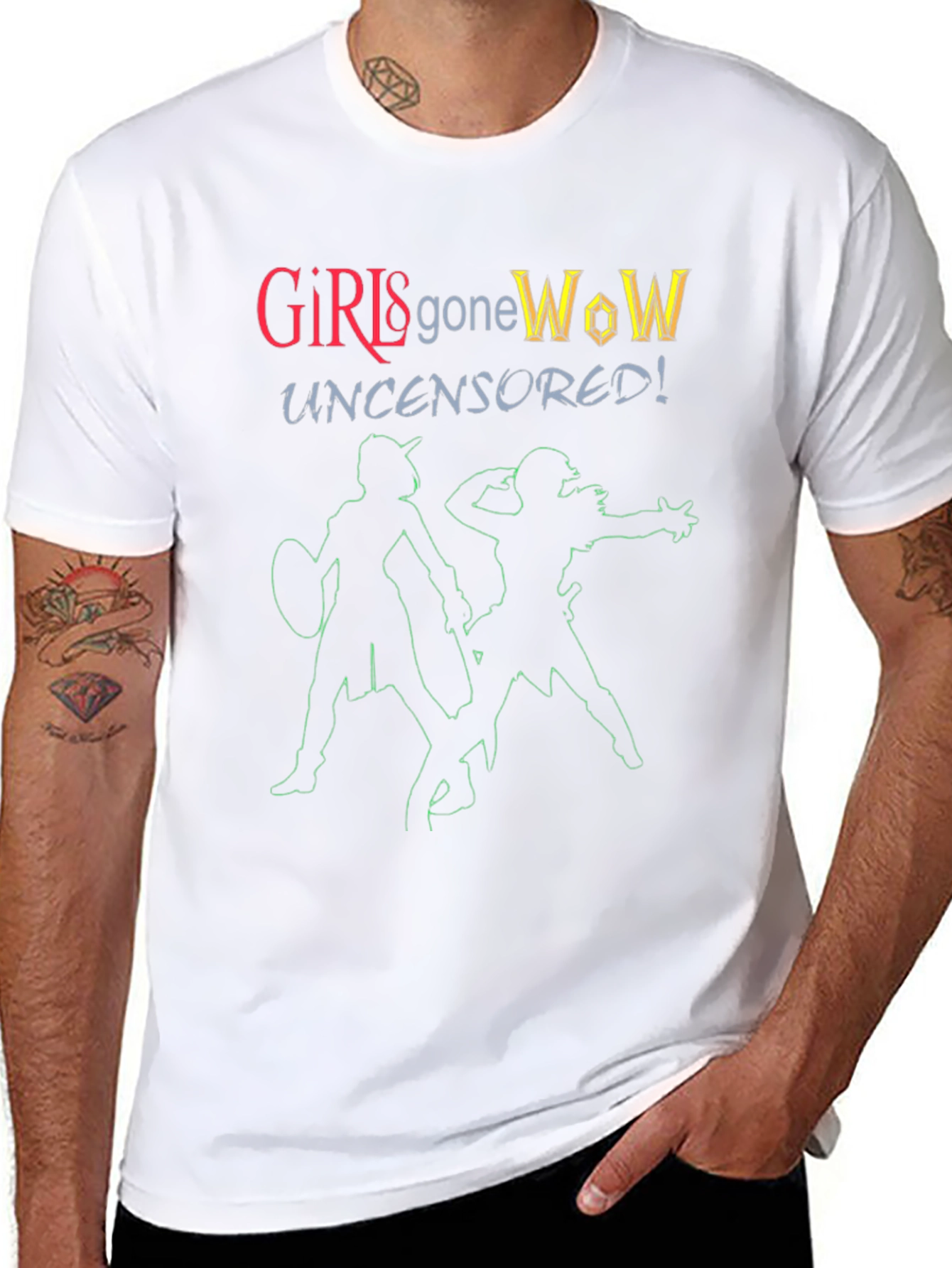 Girls Gone WoW Uncensored T-Shirt