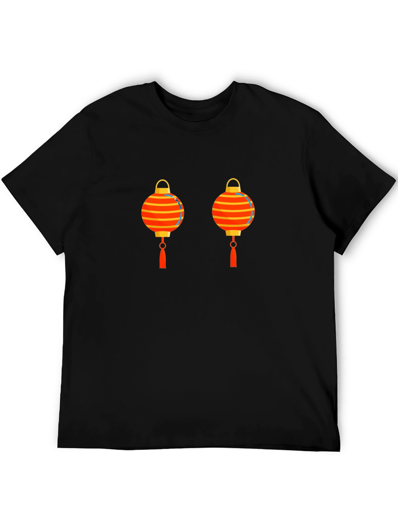 Lantern Graphic Black T-Shirt
