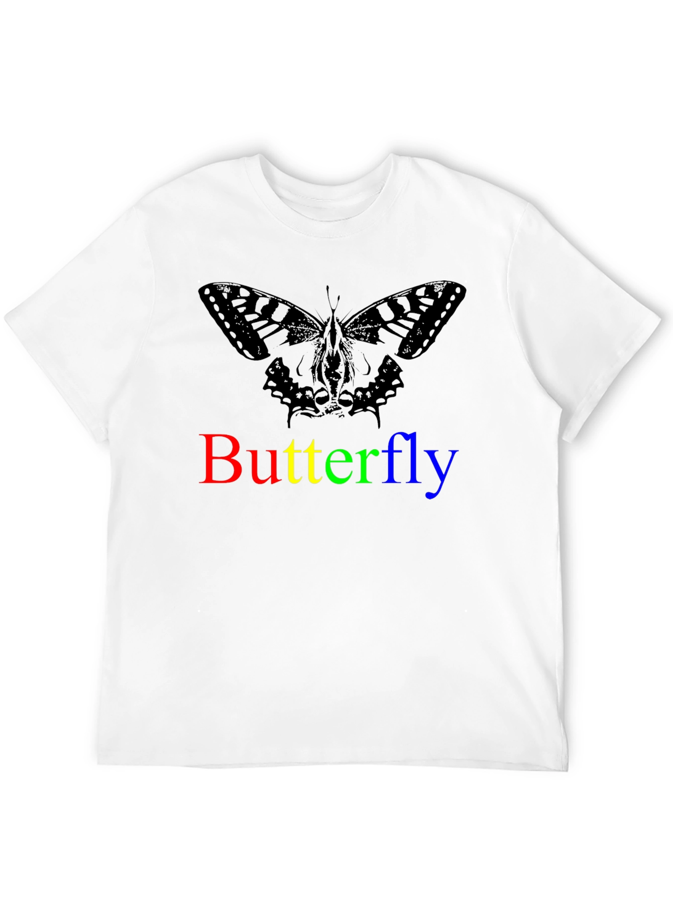 Butterfly Graphic Print T-Shirt