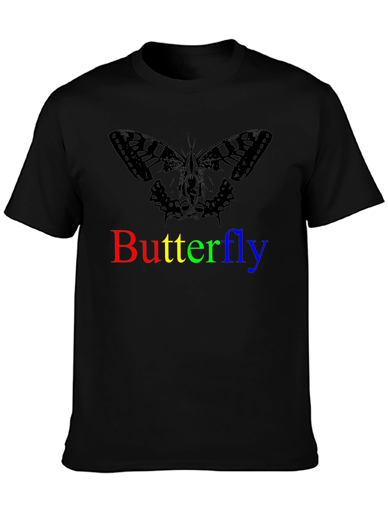 Butterfly Graphic Print T-Shirt