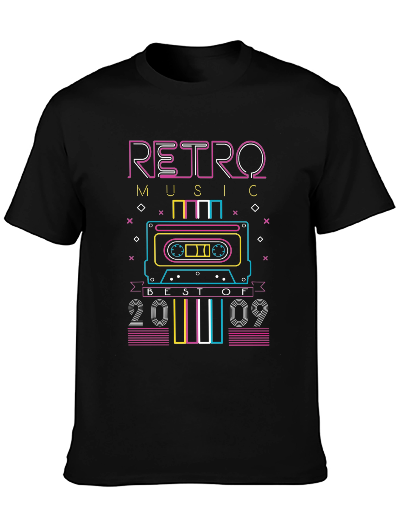 Retro Music Cassette T-Shirt - Best of 2009 Tee