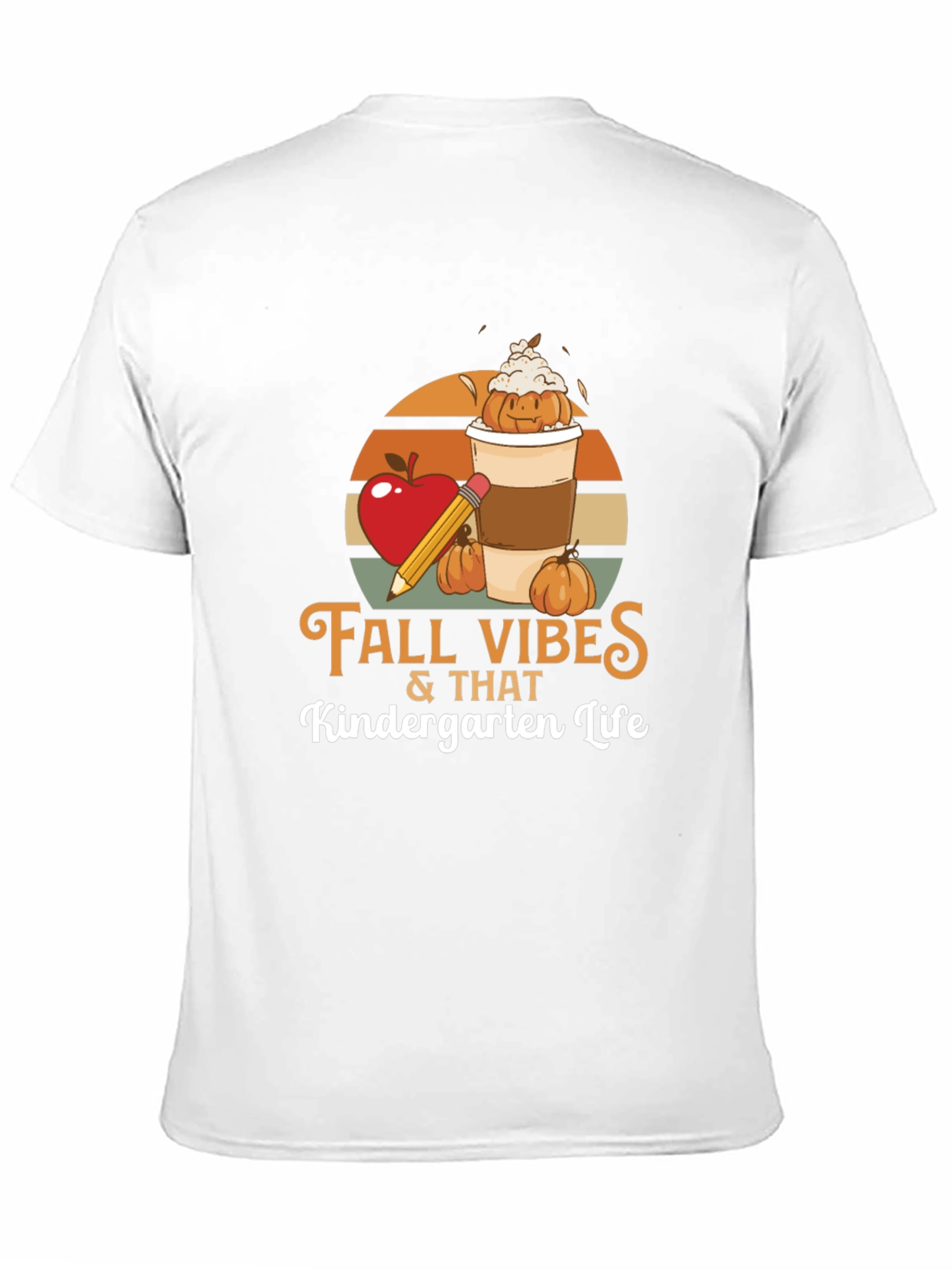 Fall Vibes Kindergarten Life T-Shirt