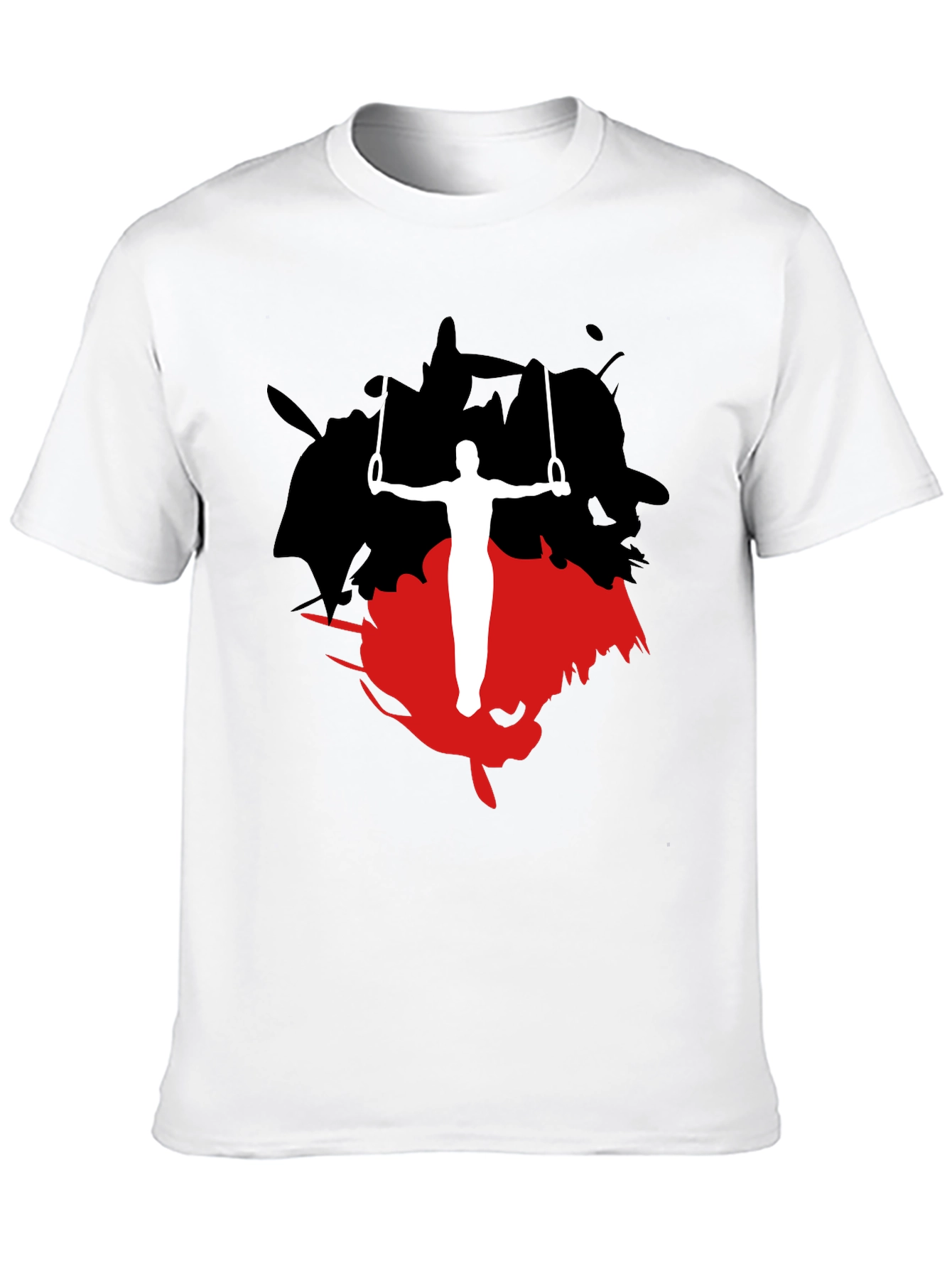 Gymnast Rings Graphic Tee - Black
