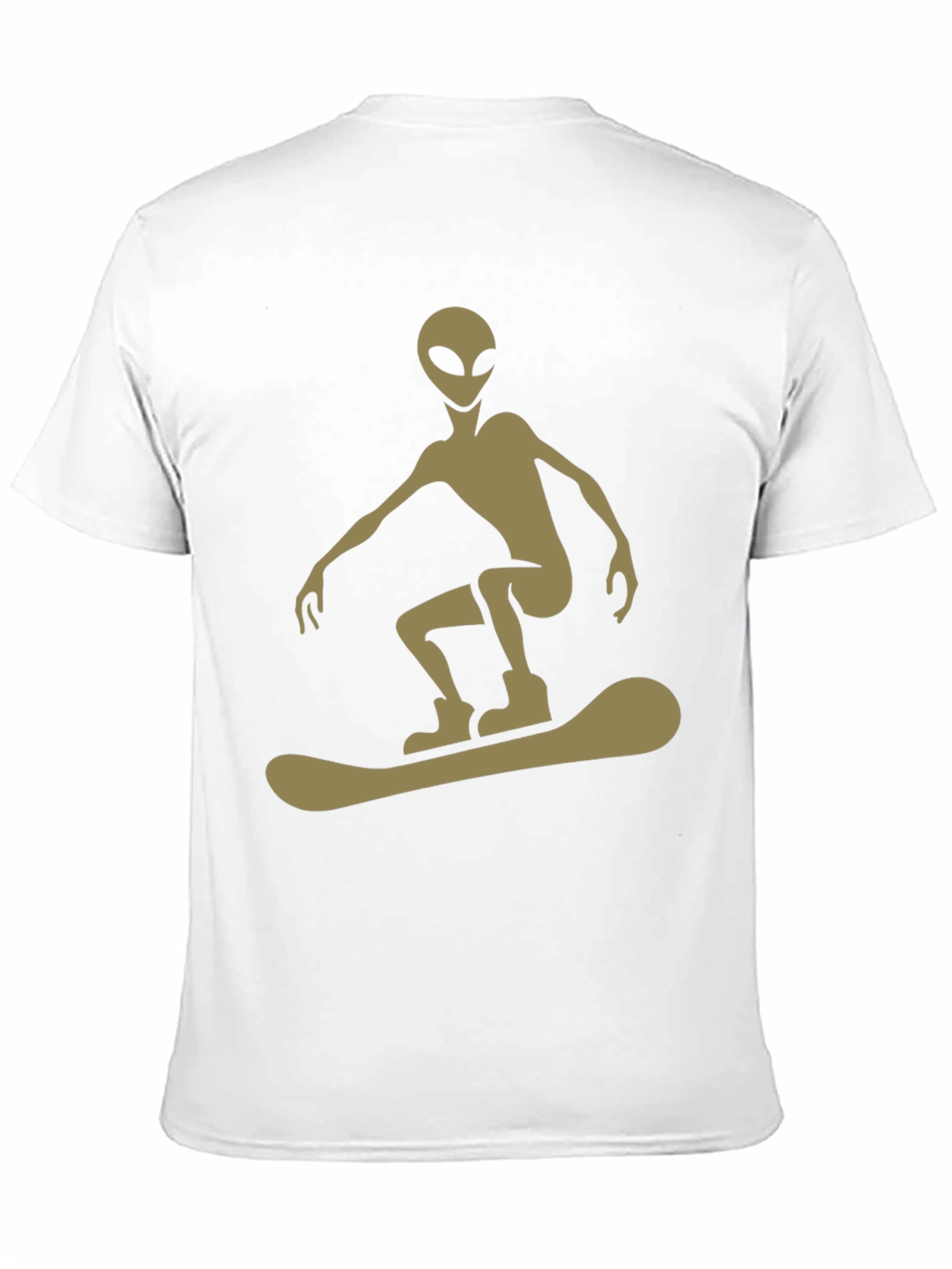Alien Snowboarder Graphic Tee - Unique Style