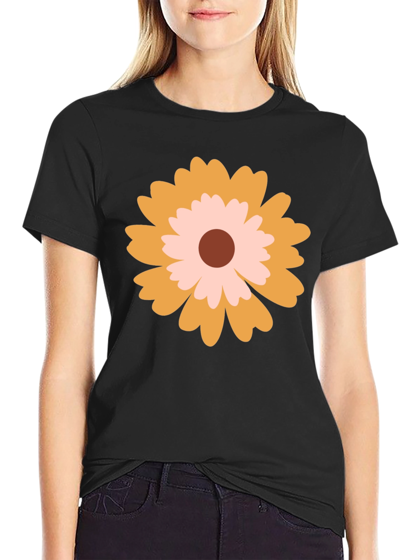 Retro Flower Graphic Tee