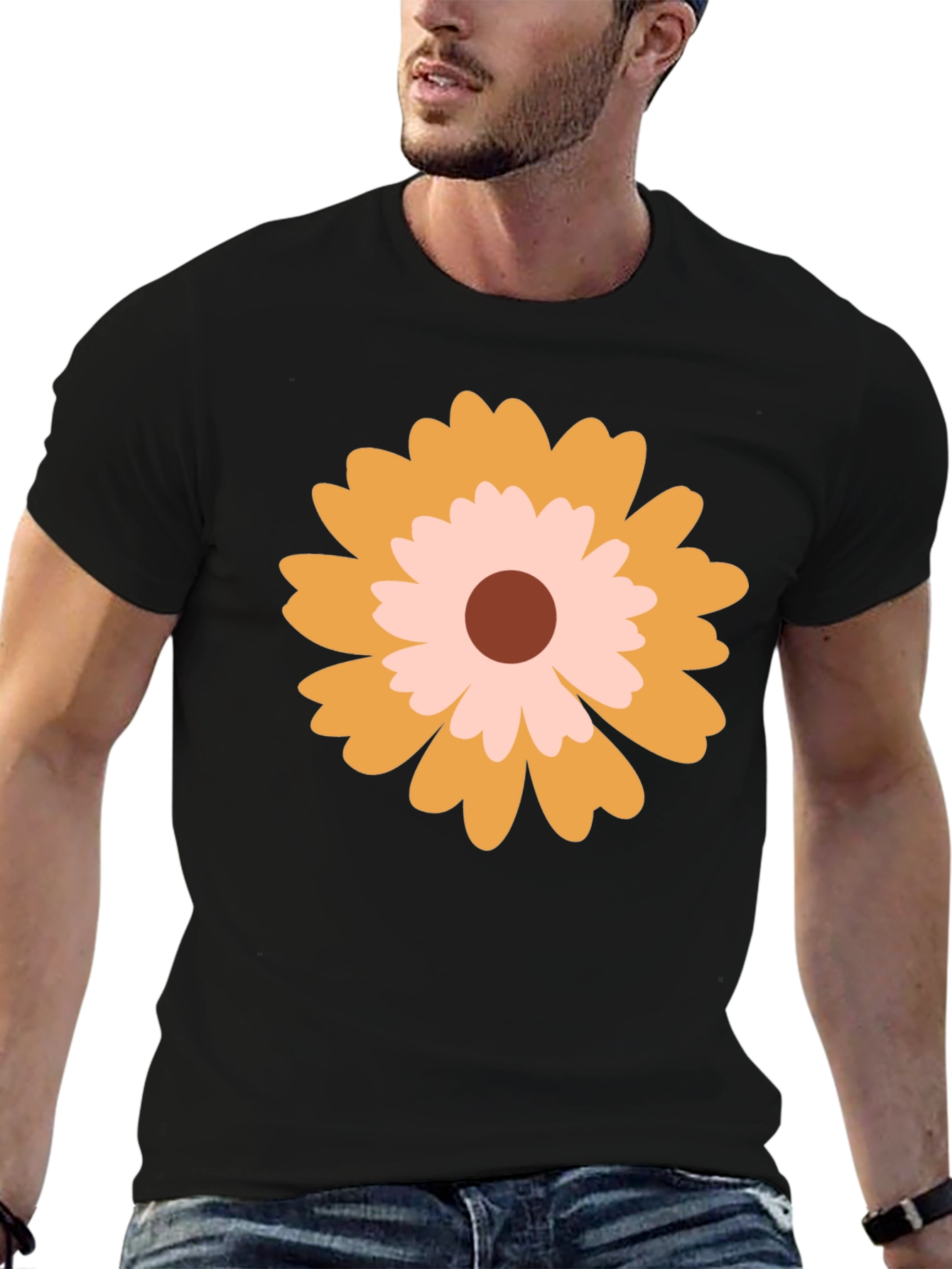 Retro Flower Graphic Tee