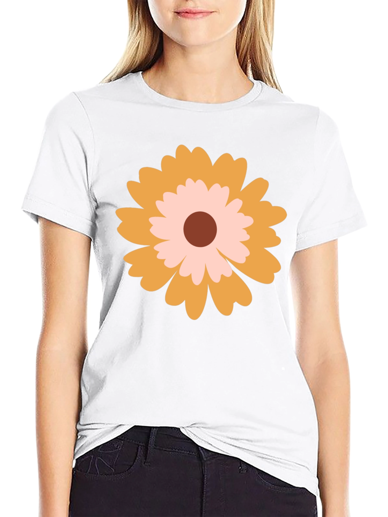 Retro Flower Graphic Tee