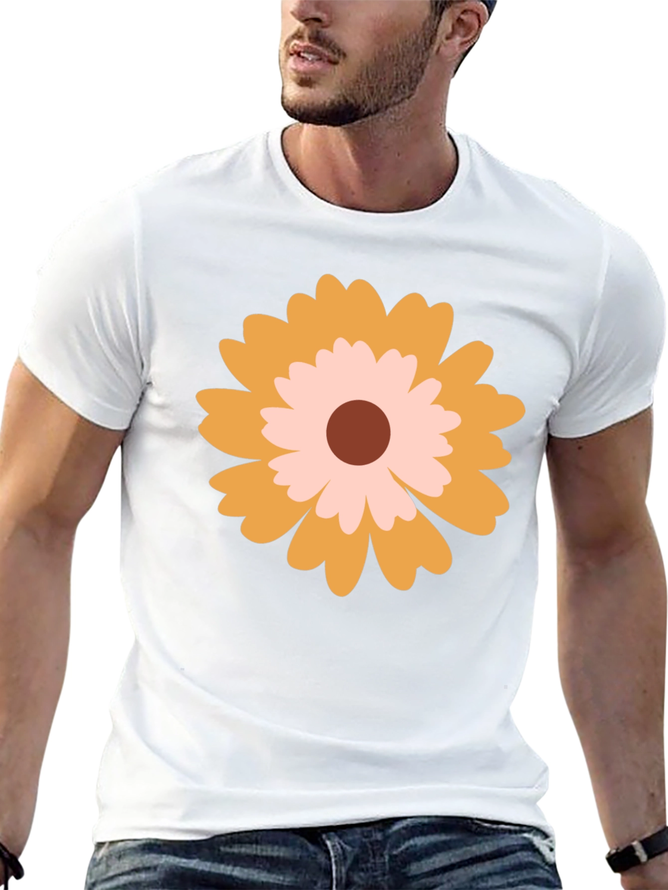Retro Flower Graphic Tee