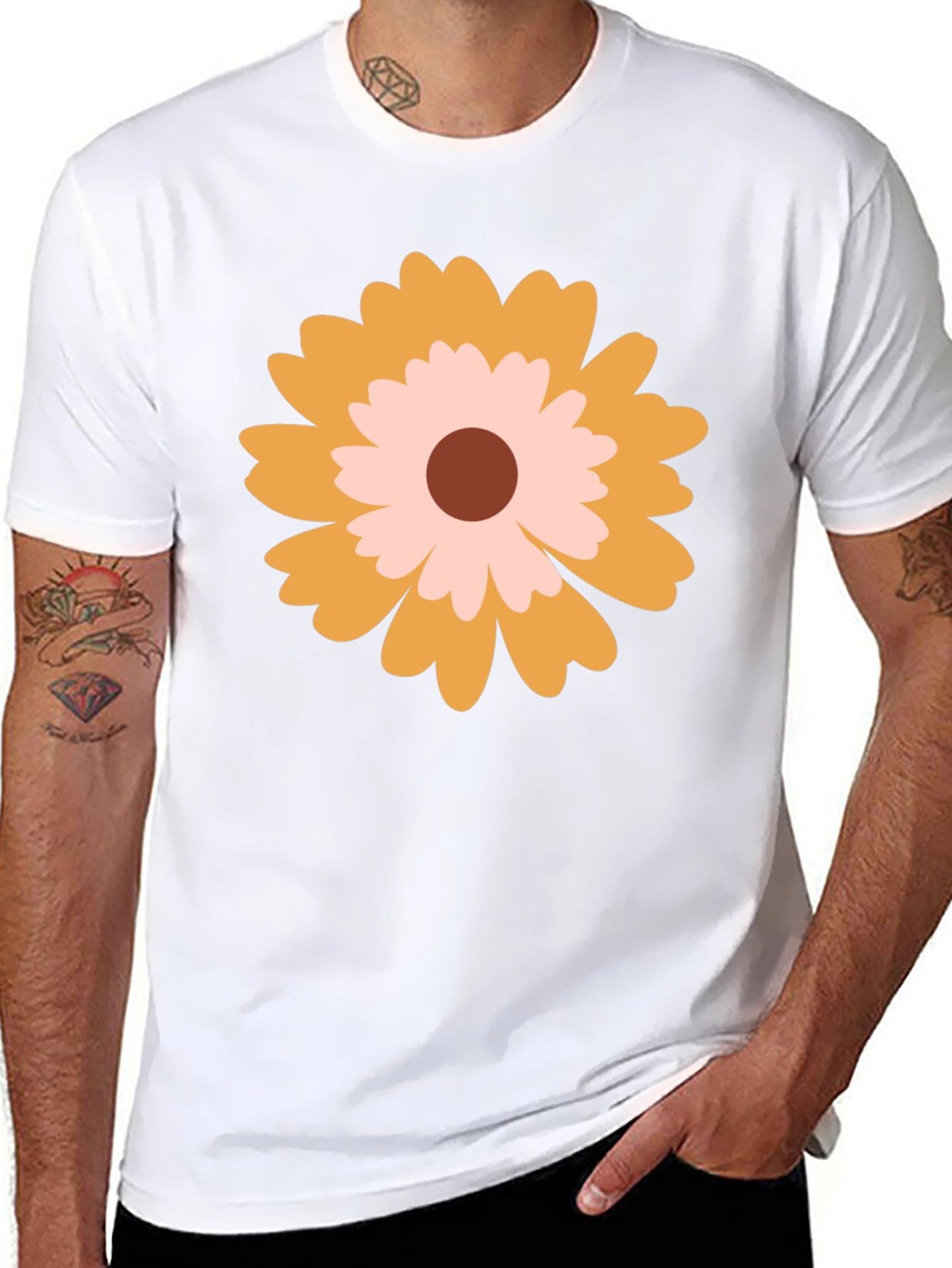 Retro Flower Graphic Tee