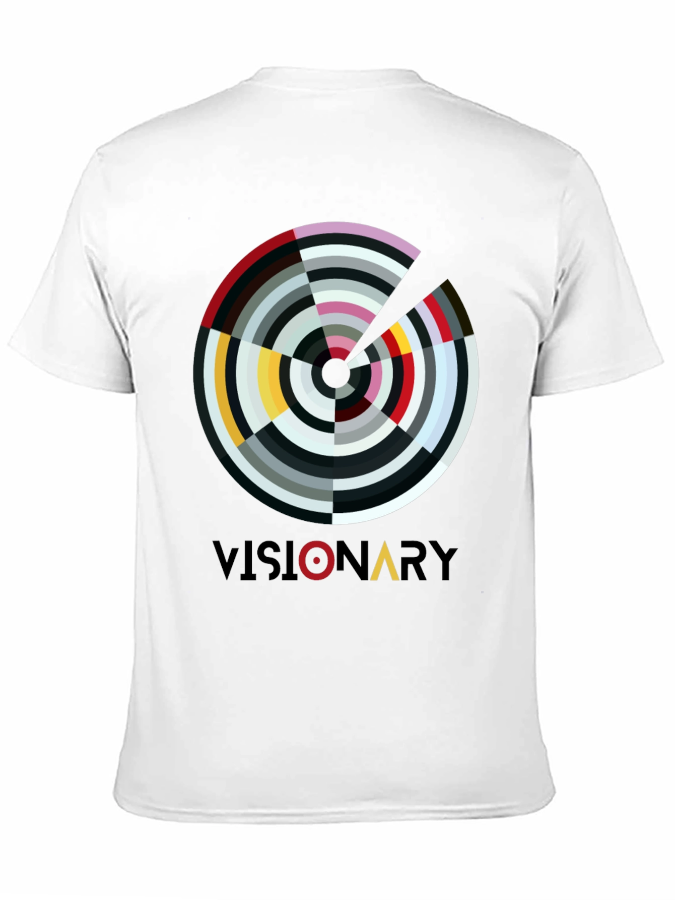 Visionary Graphic Print Black T-Shirt