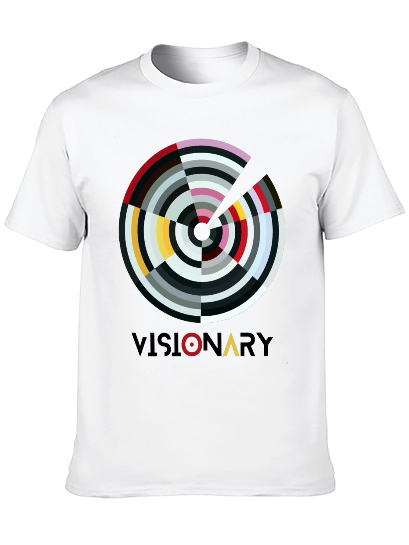 Visionary Graphic Print Black T-Shirt