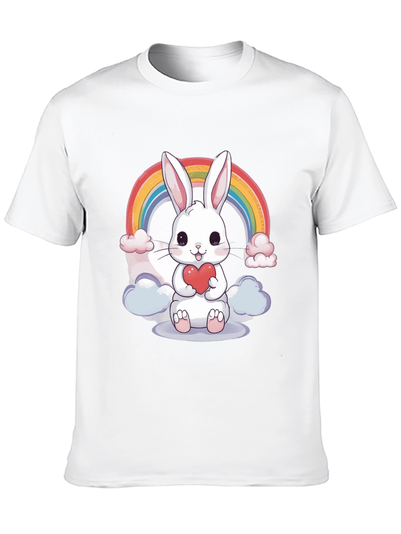 Cute Bunny Rainbow T-Shirt