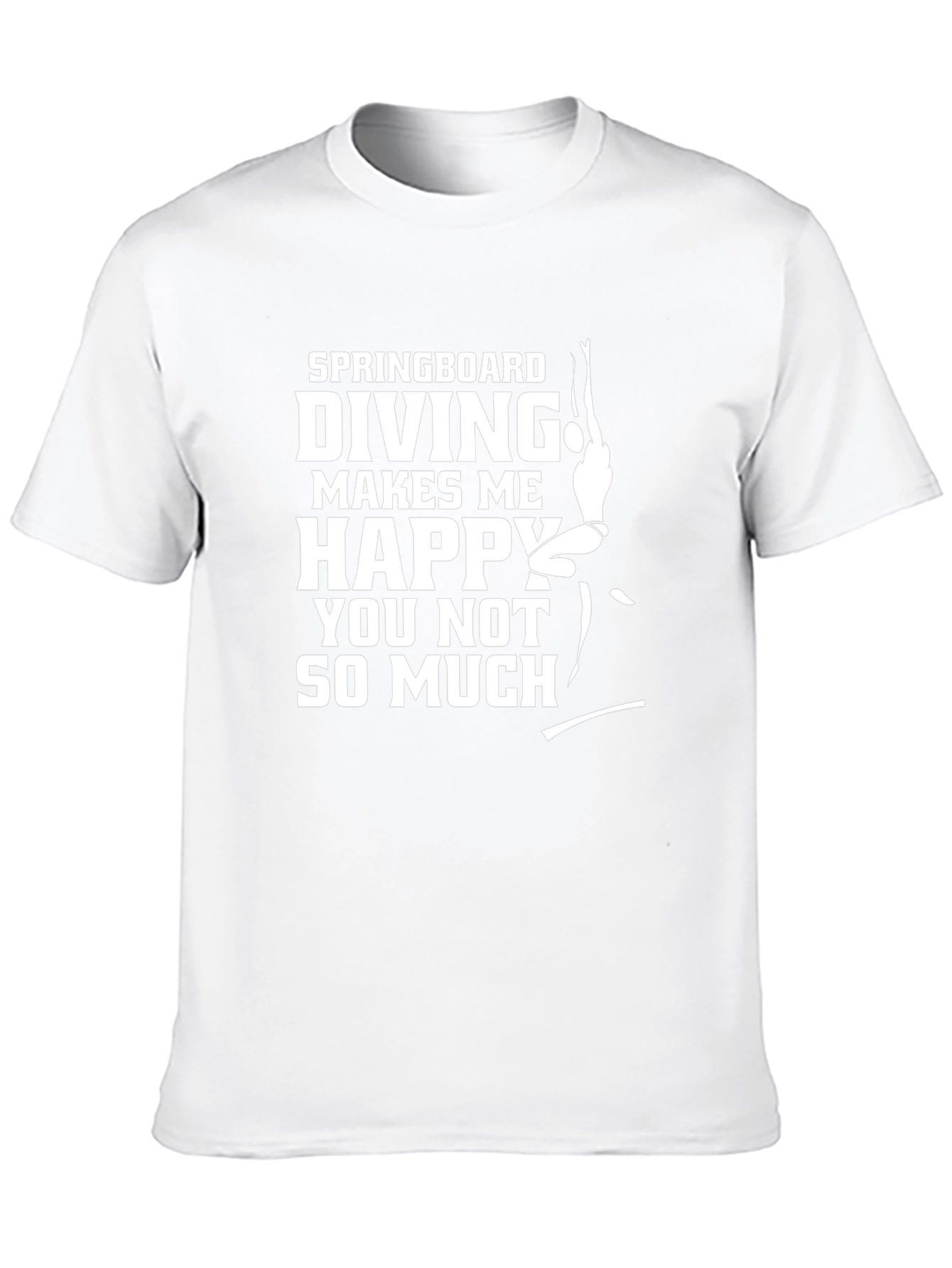 Springboard Diving Makes Me Happy T-Shirt