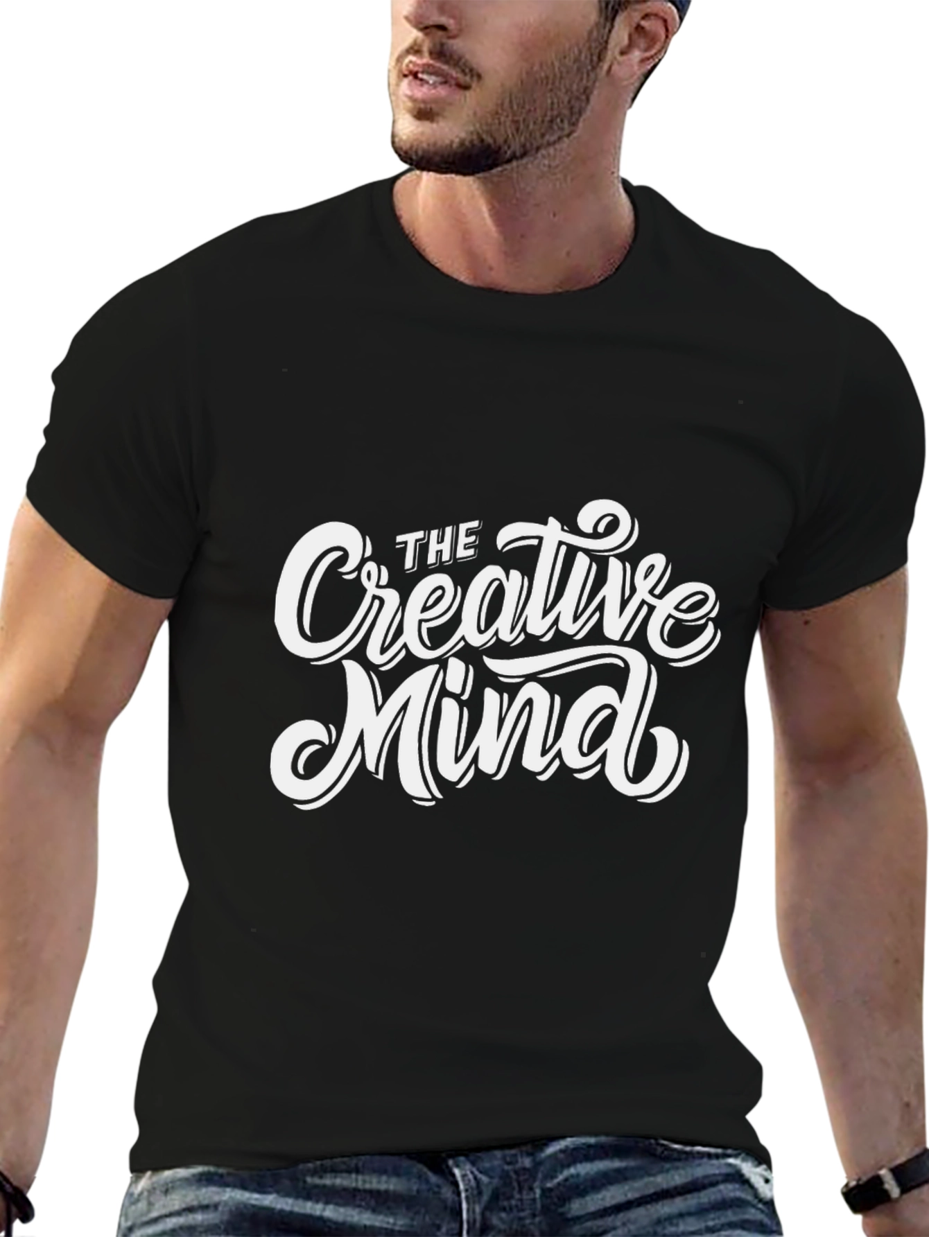 Creative Mind Graphic Tee - Black