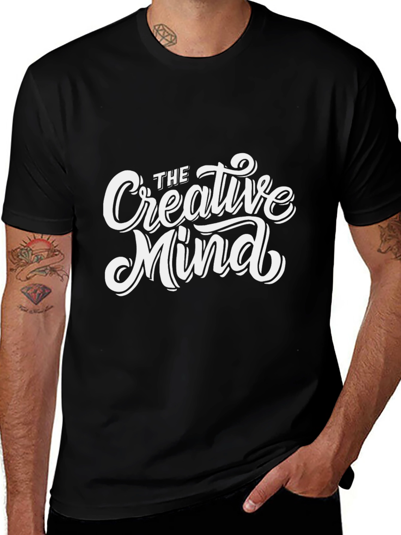Creative Mind Graphic Tee - Black