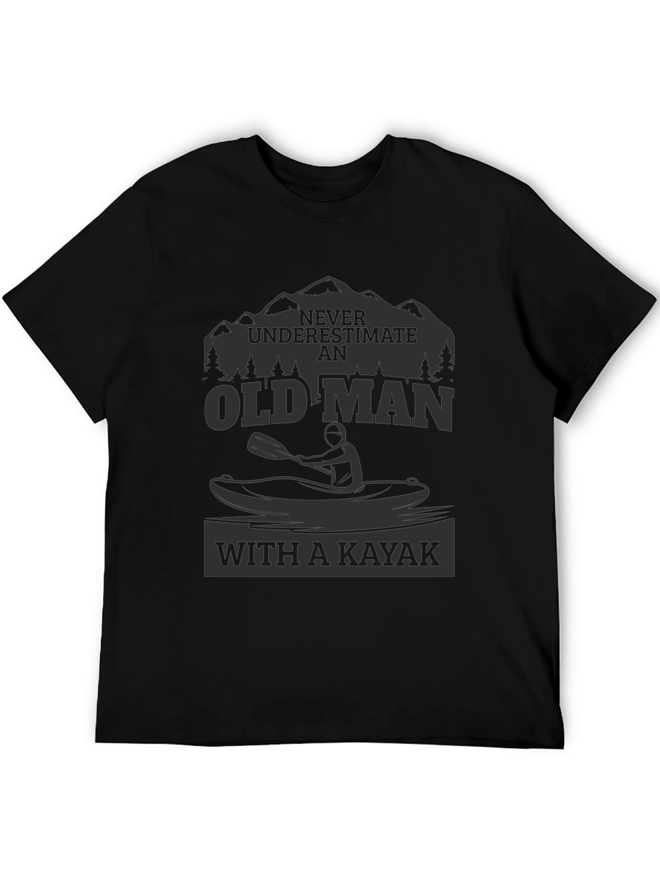 Old Man Kayak T-Shirt - Adventure Ready!