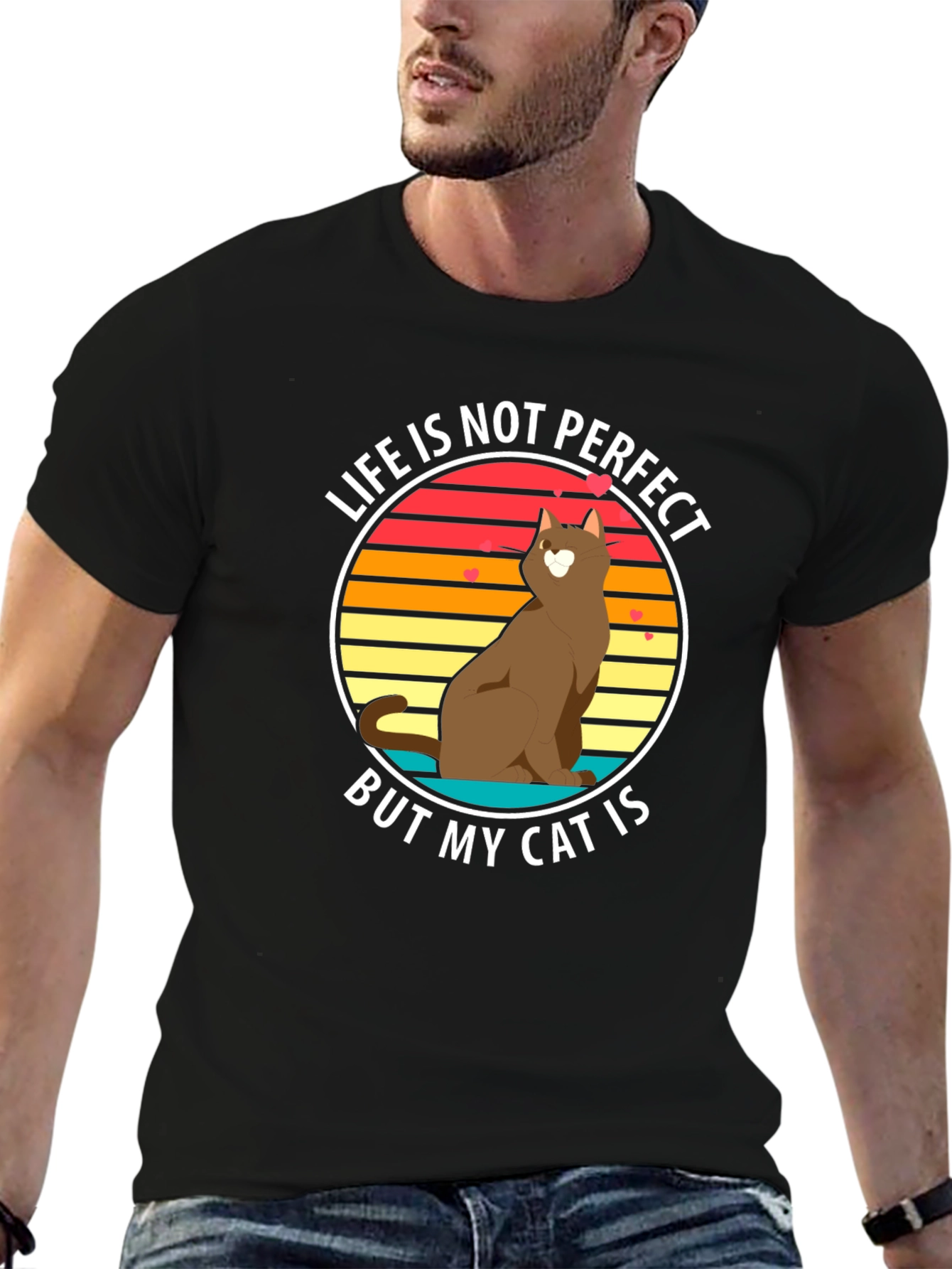 Life is Not Perfect But My Cat Is T-Shirt