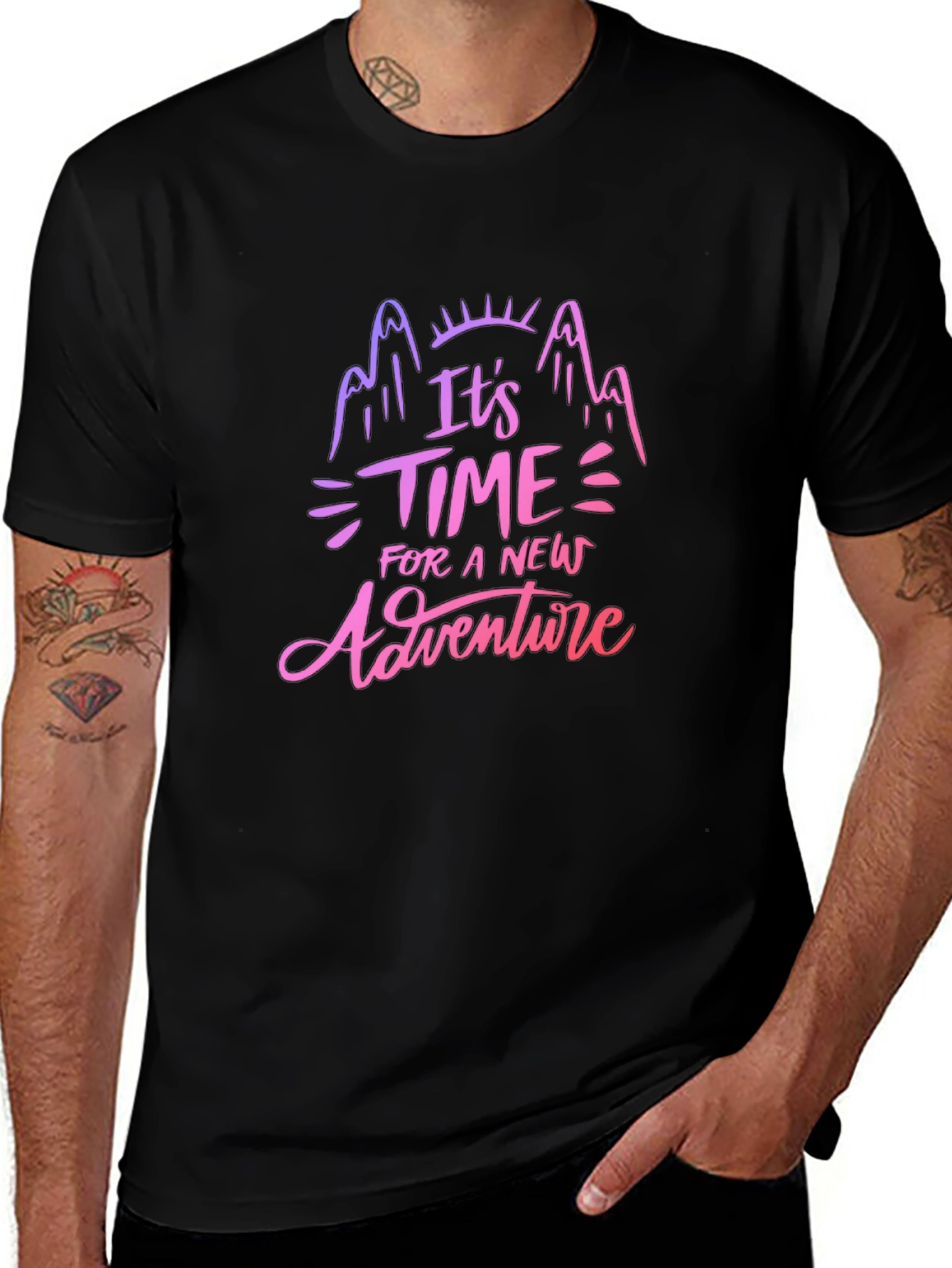 Adventure Time Black Graphic Tee