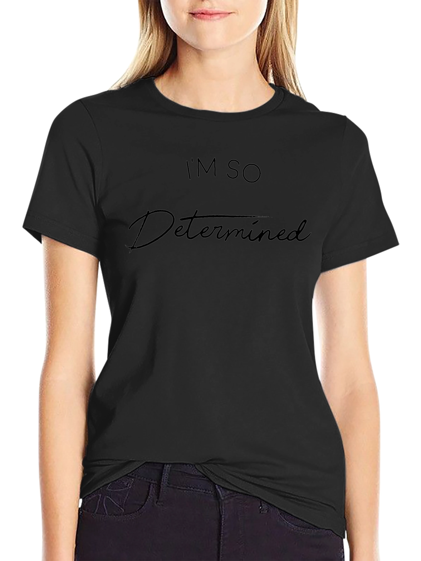 Determined Black T-Shirt