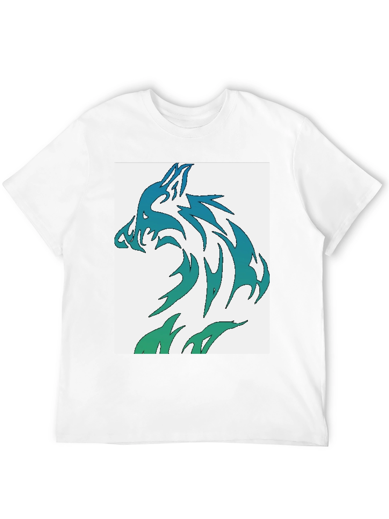 Wolf Graphic Tee - Cool Tribal Design