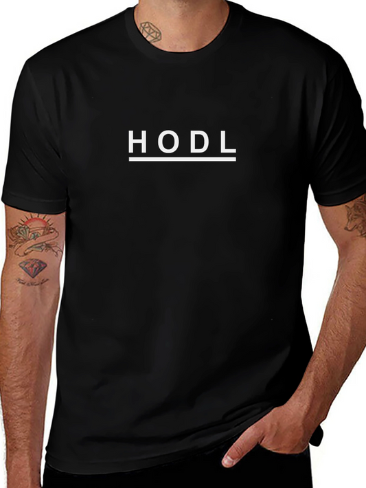 HODL Crypto Bitcoin T-Shirt - Classic Black Tee