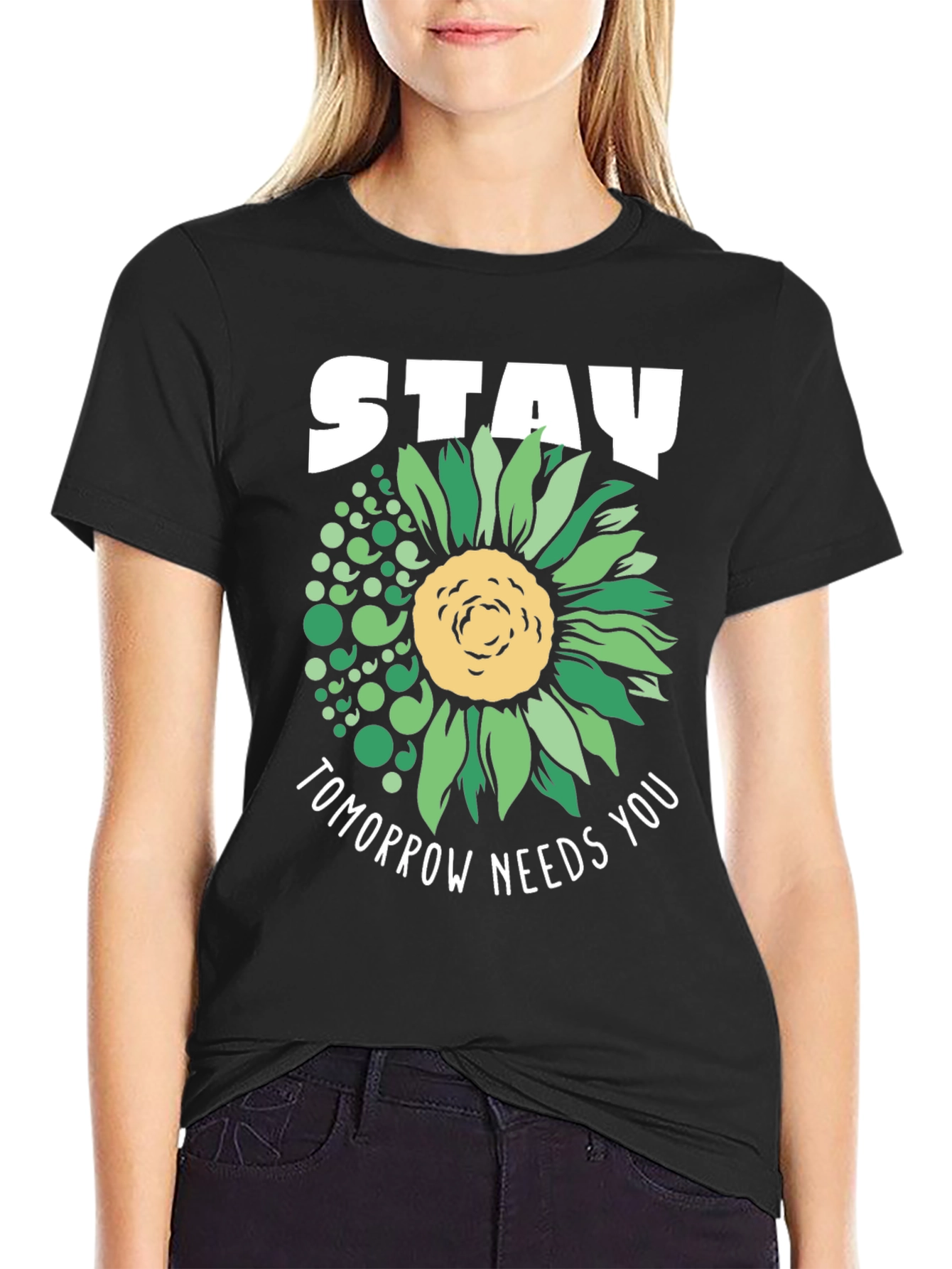 Stay Sunflower Graphic Tee