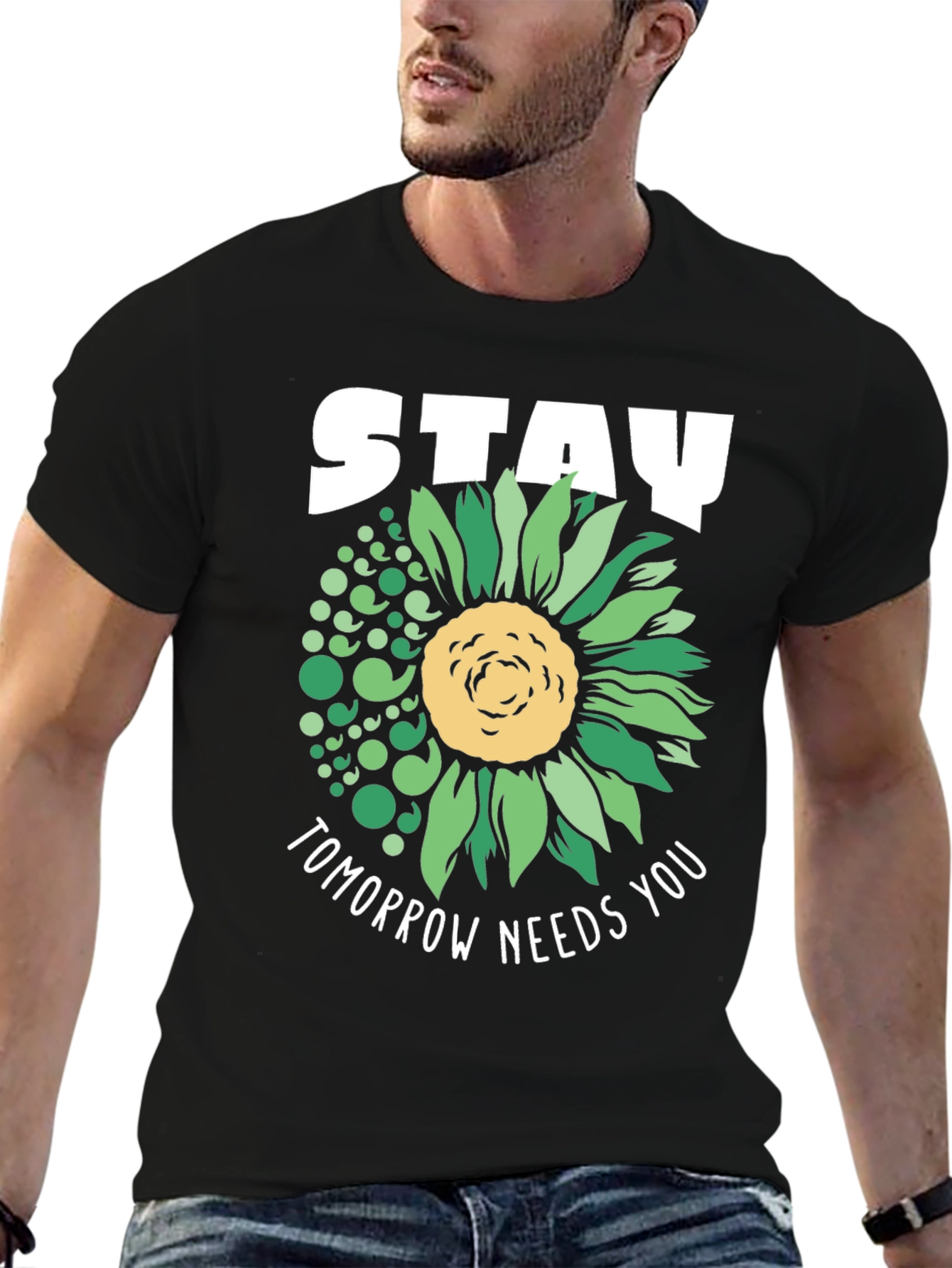 Stay Sunflower Graphic Tee
