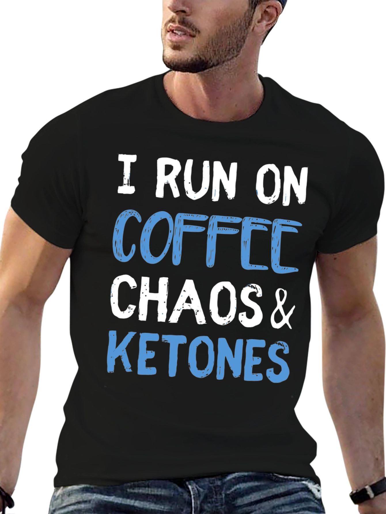 I Run On Coffee Chaos & Ketones T-Shirt
