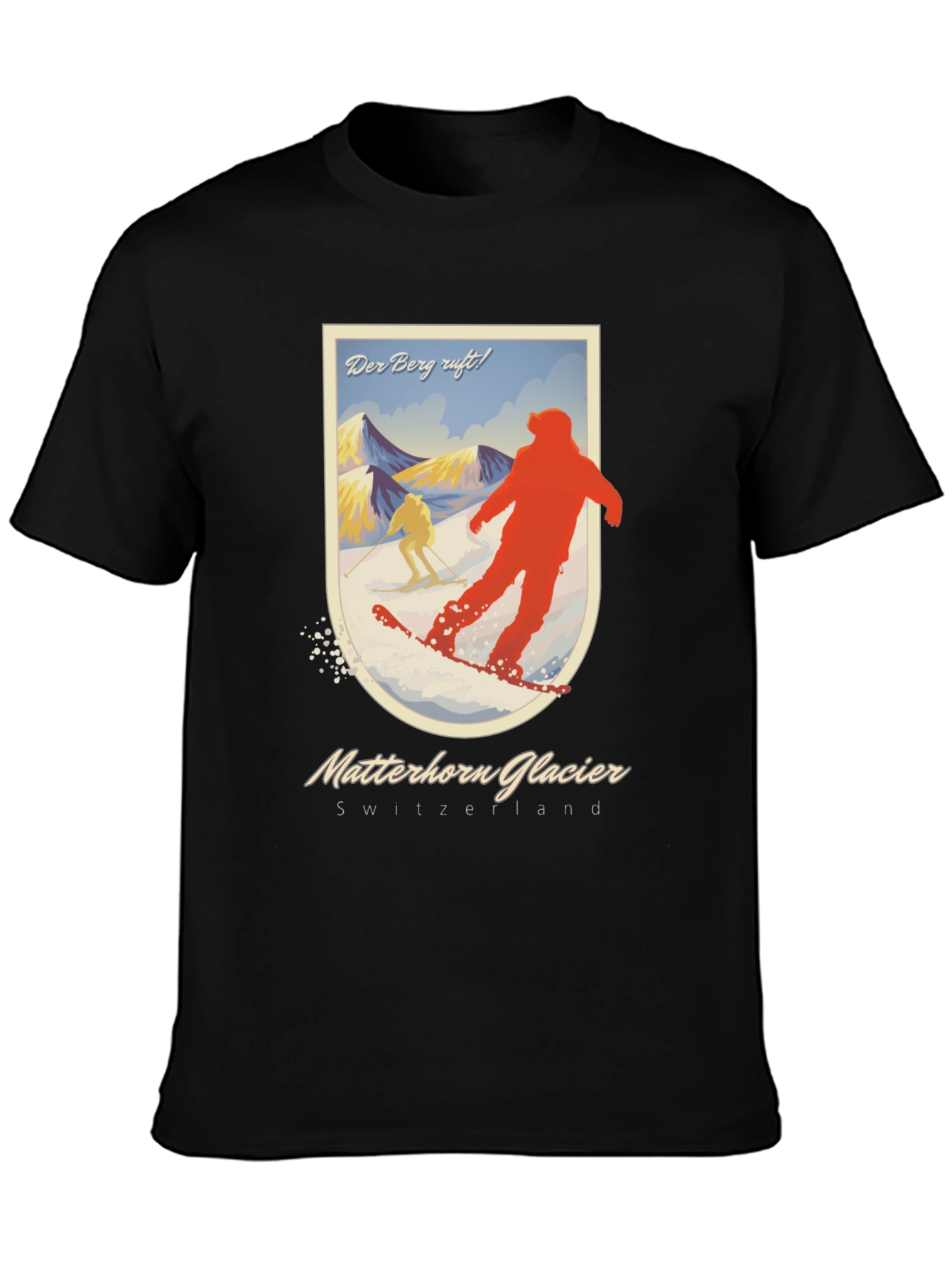 Matterhorn Glacier Switzerland Graphic T-Shirt