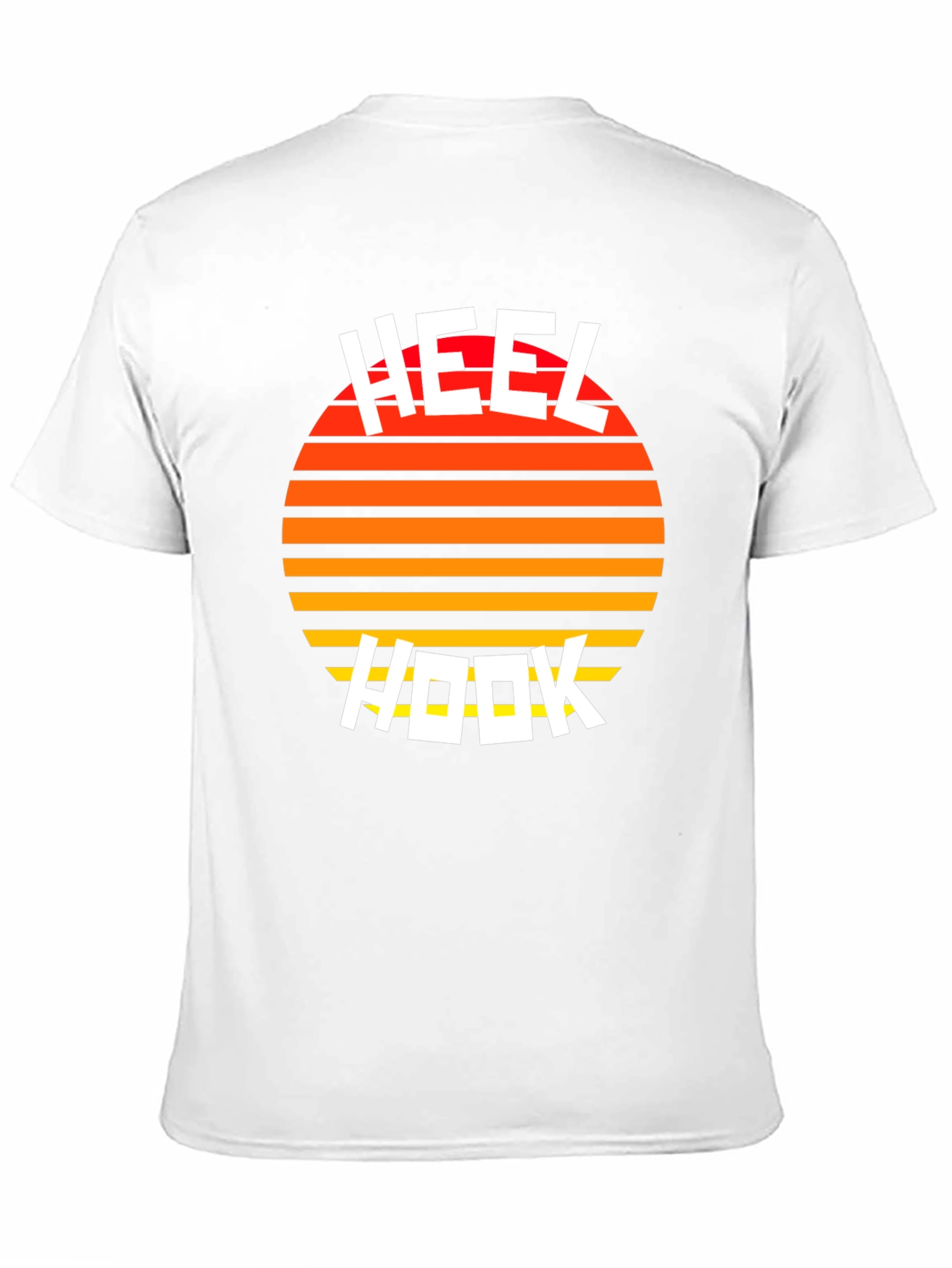 Heel Hook Retro Sunset Graphic Tee - Black